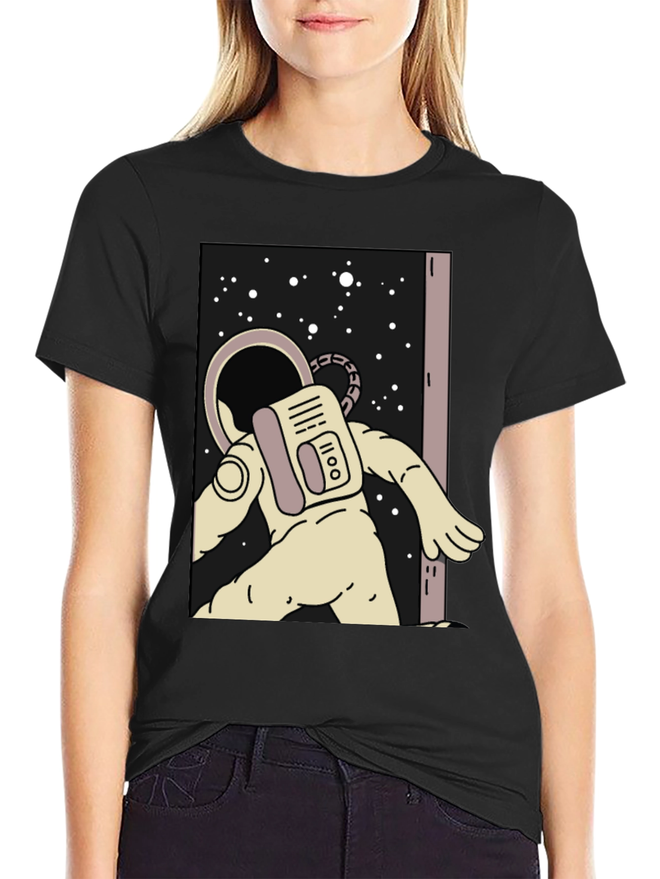 Astronaut Graphic Tee - Space Out in Style