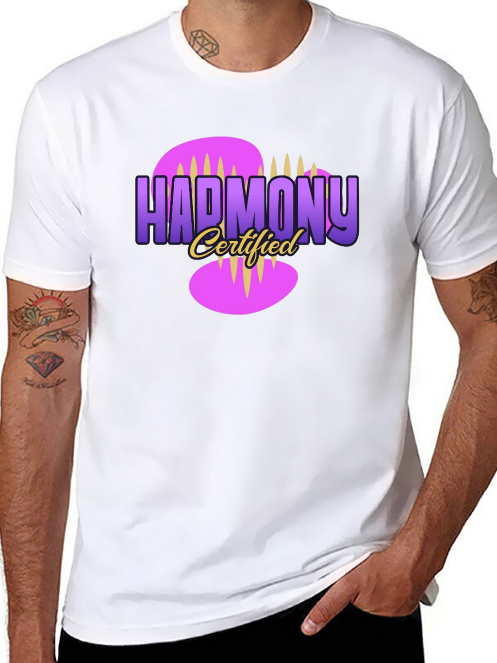 Harmony Certified Graphic Tee - Cool Design