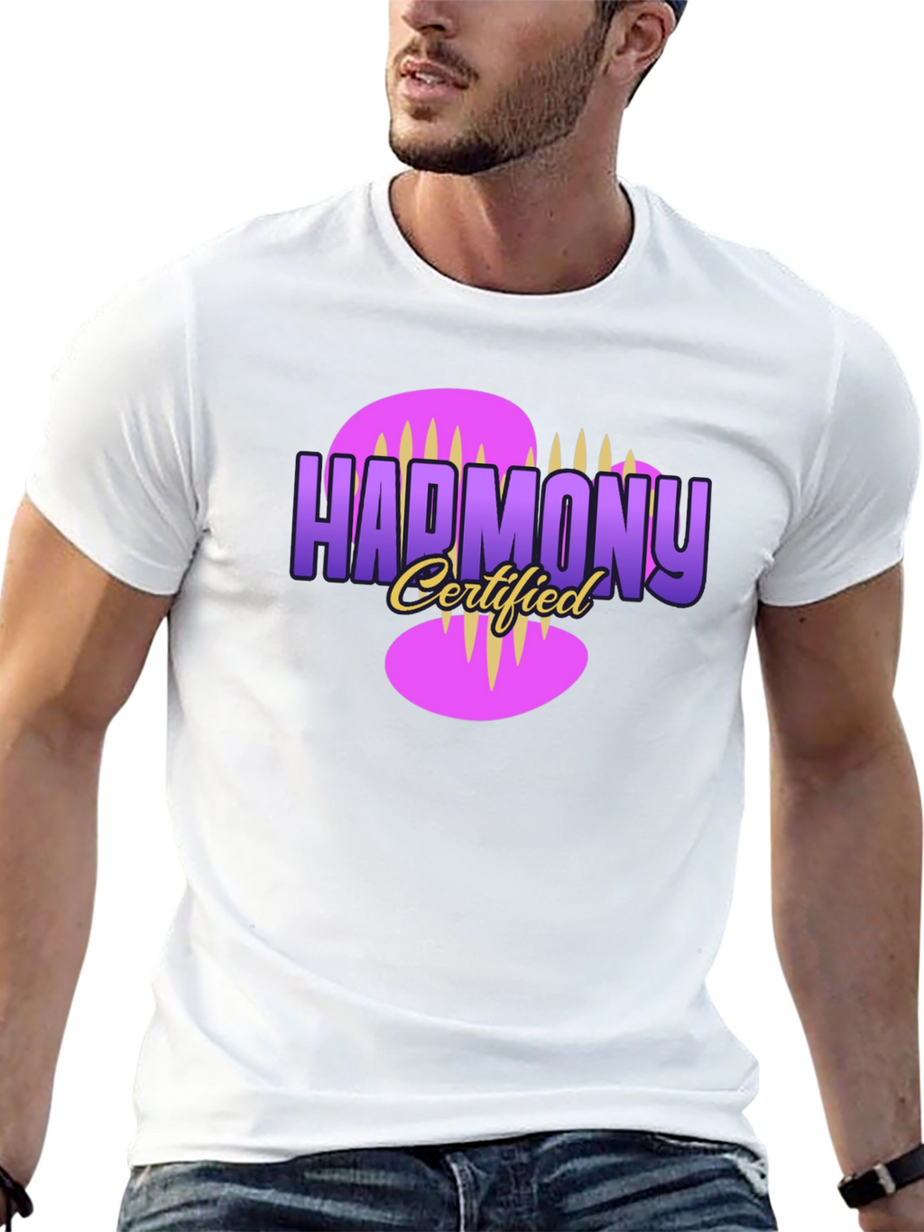 Harmony Certified Graphic Tee - Cool Design