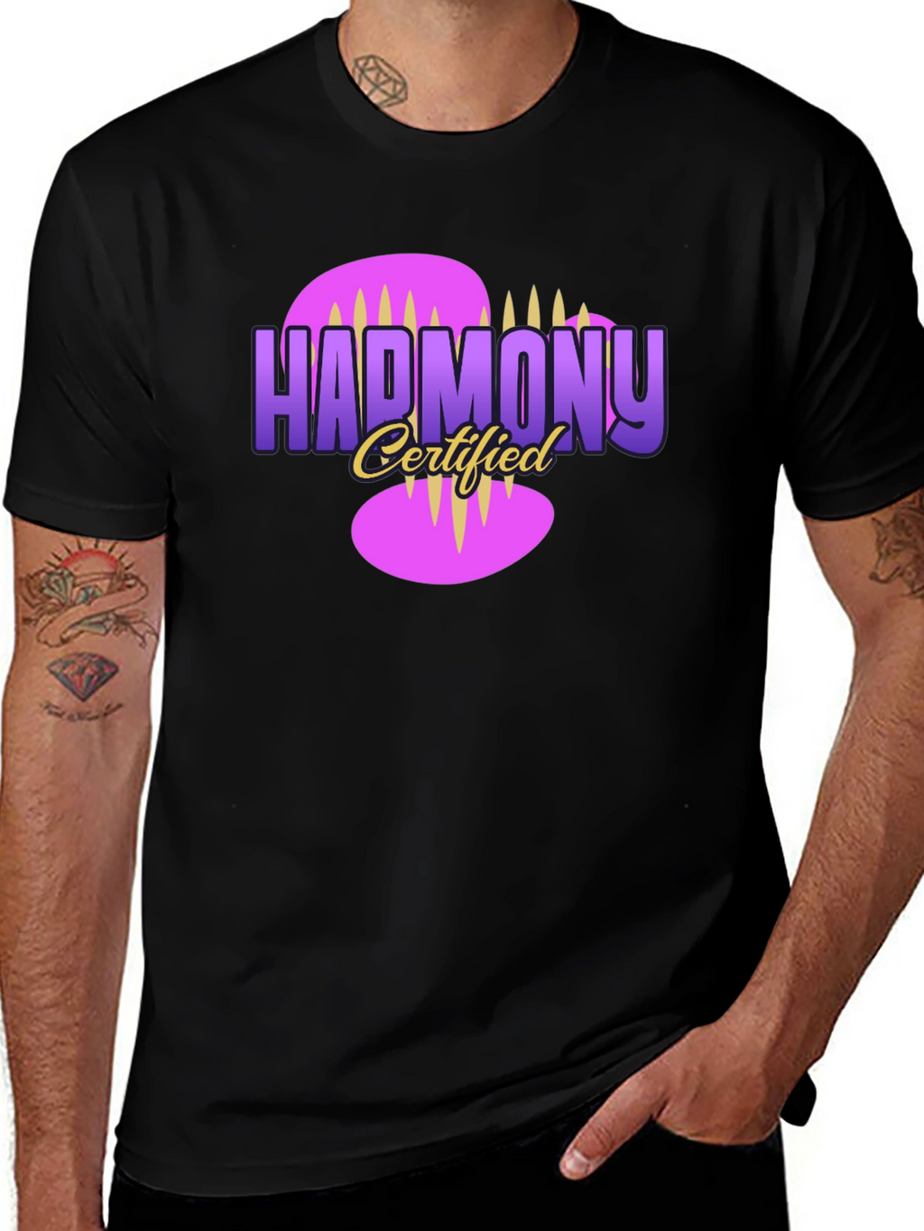 Harmony Certified Graphic Tee - Cool Design