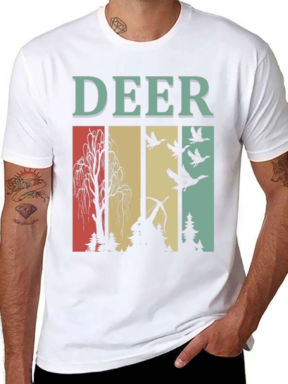 Vintage Deer Hunting Graphic Tee