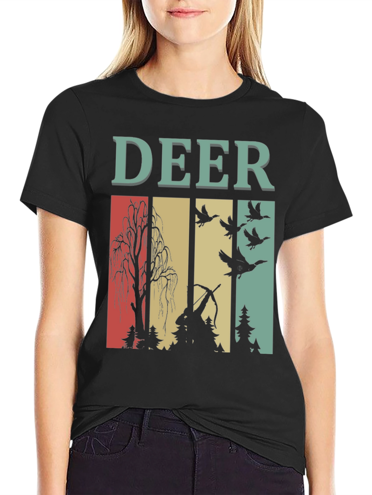 Vintage Deer Hunting Graphic Tee