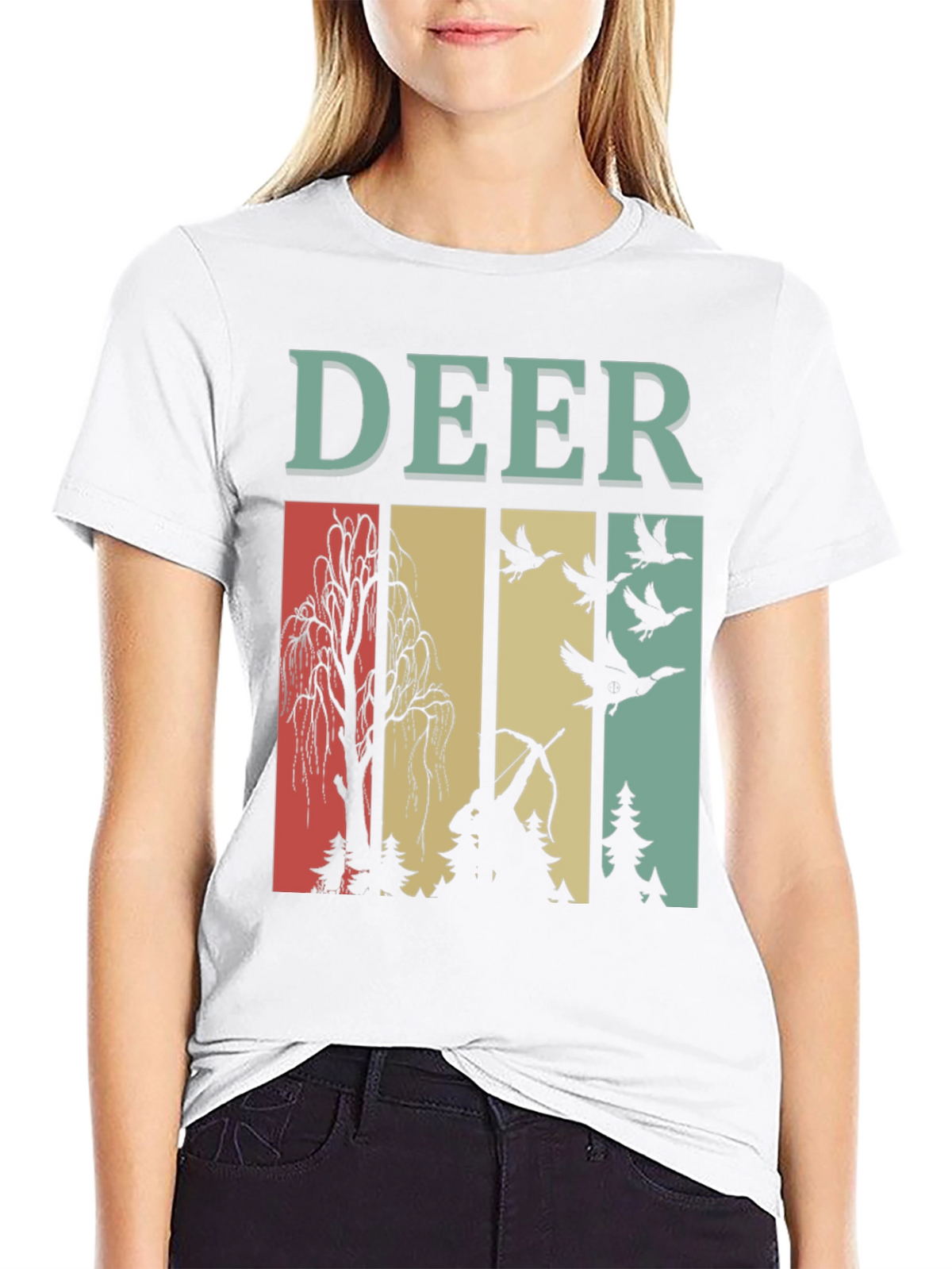 Vintage Deer Hunting Graphic Tee