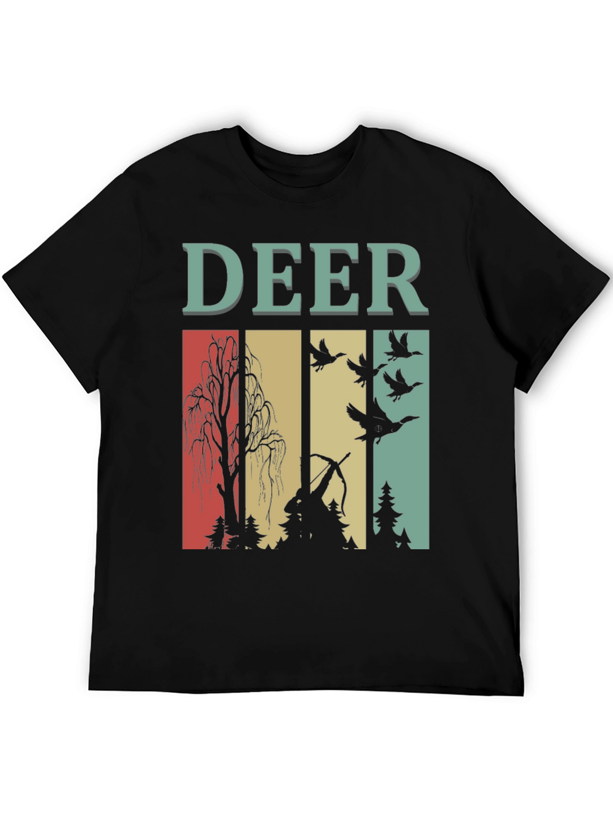 Vintage Deer Hunting Graphic Tee