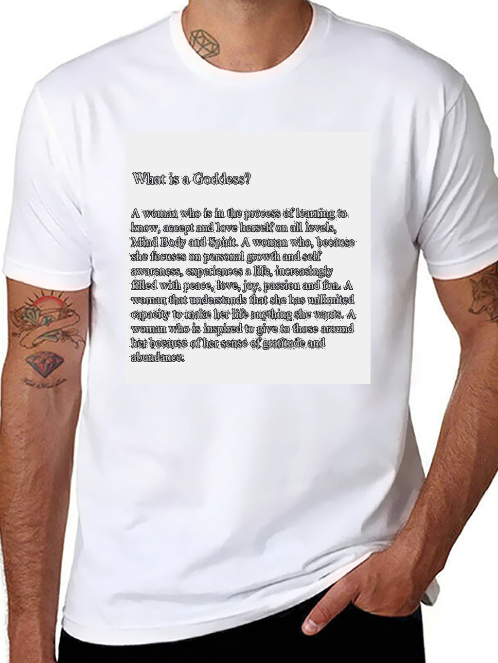 Goddess Definition Black T-Shirt