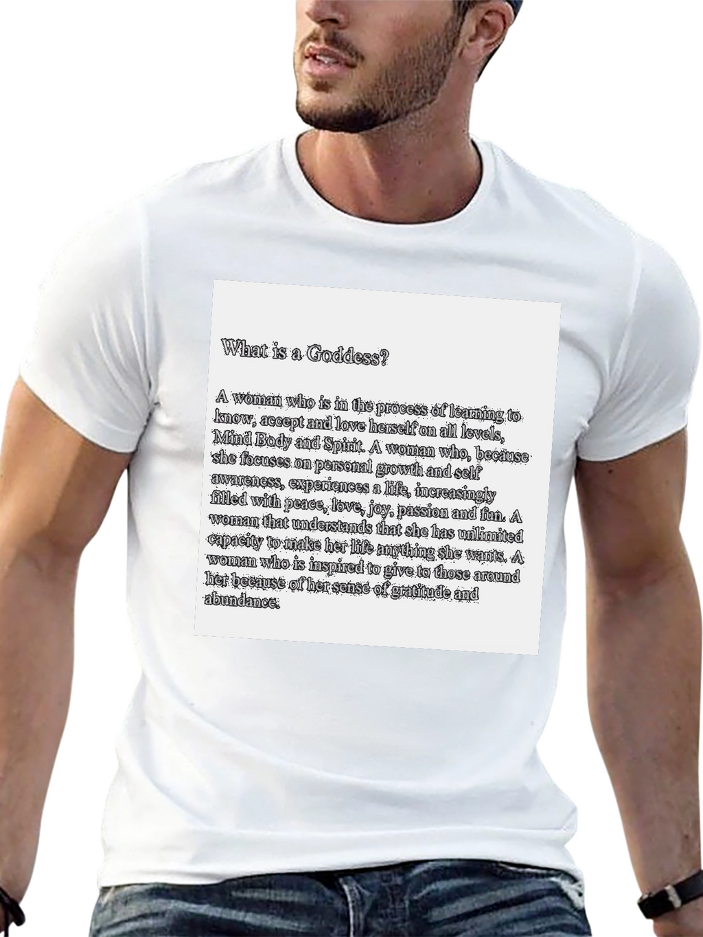 Goddess Definition Black T-Shirt