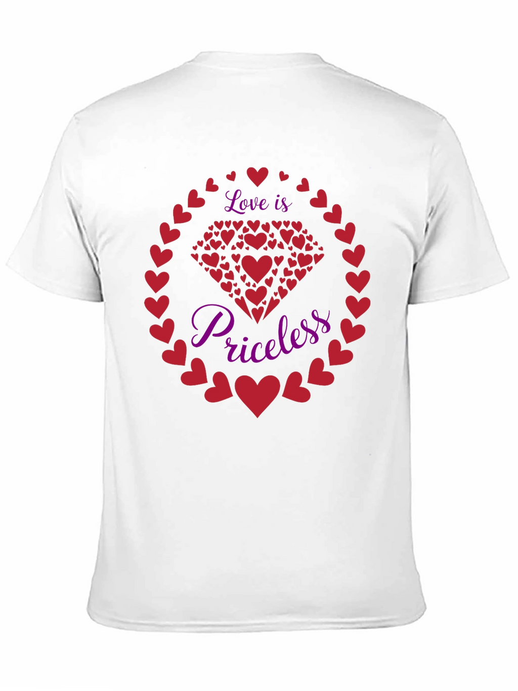 Love Is Priceless Heart Graphic Tee