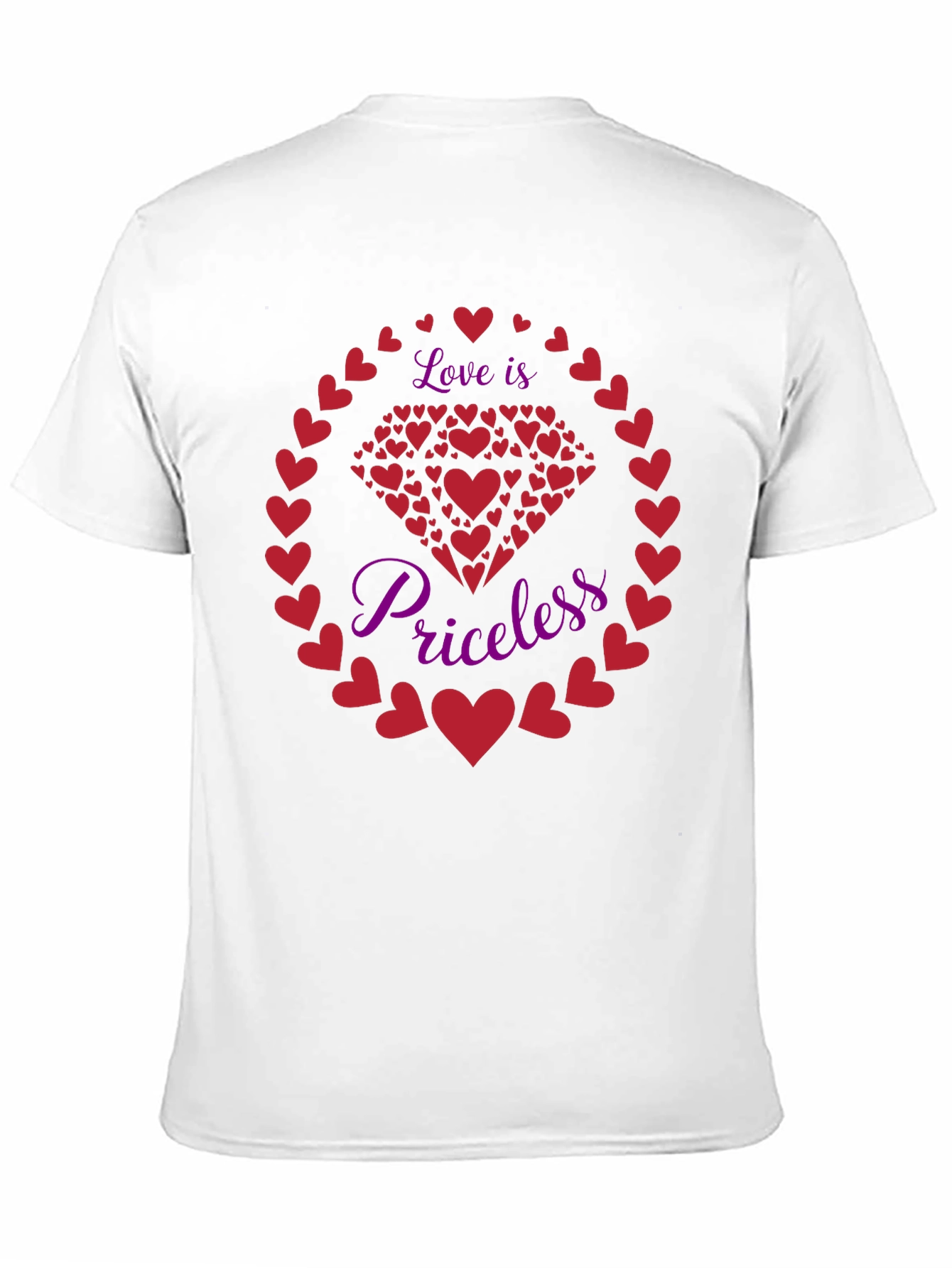 Love Is Priceless Heart Graphic Tee