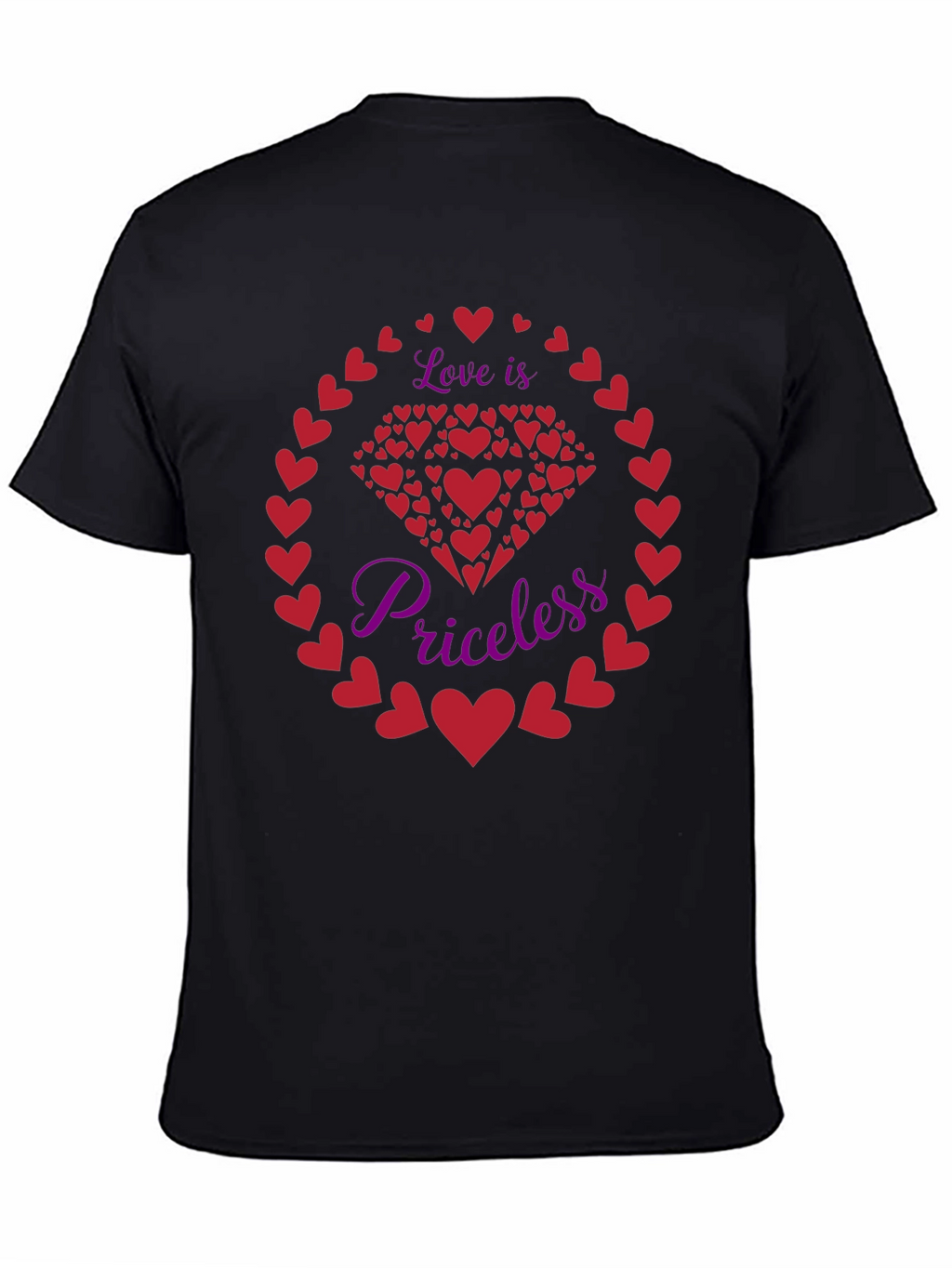 Love Is Priceless Heart Graphic Tee