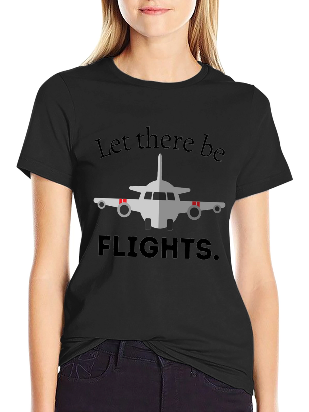 Let There Be Flights Black T-Shirt