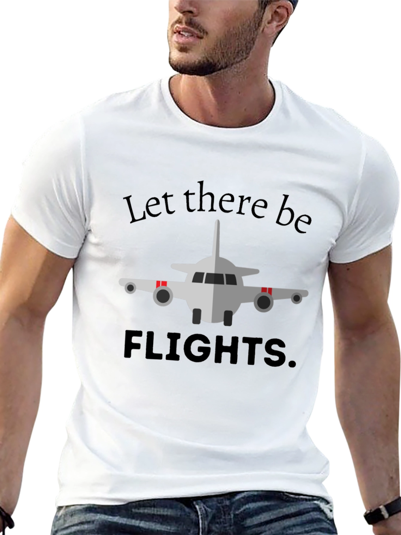 Let There Be Flights Black T-Shirt