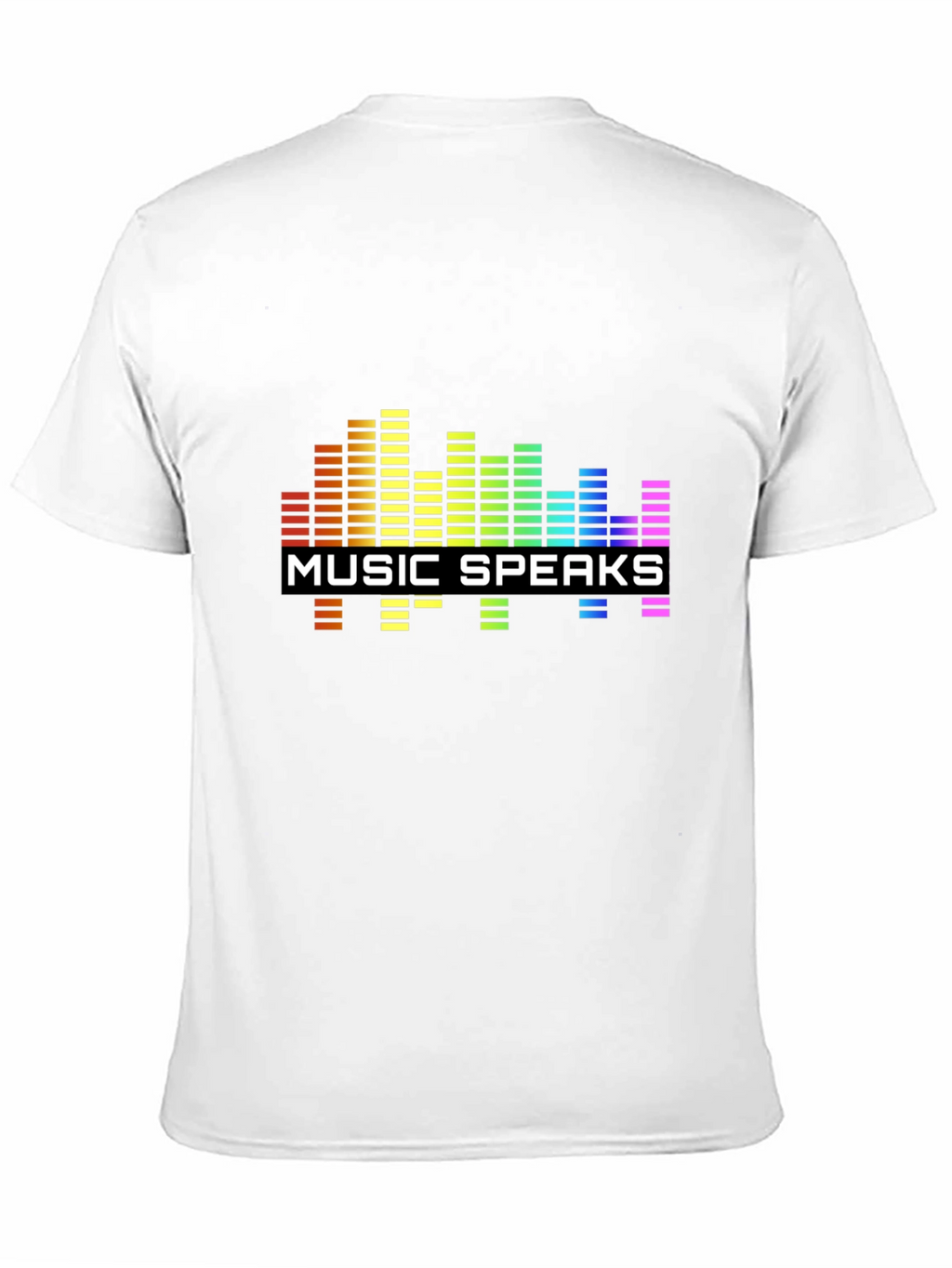 Music Speaks Graphic Black T-Shirt