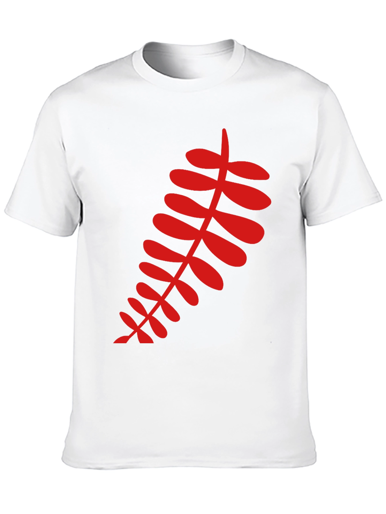 Red Fern Graphic Black T-Shirt