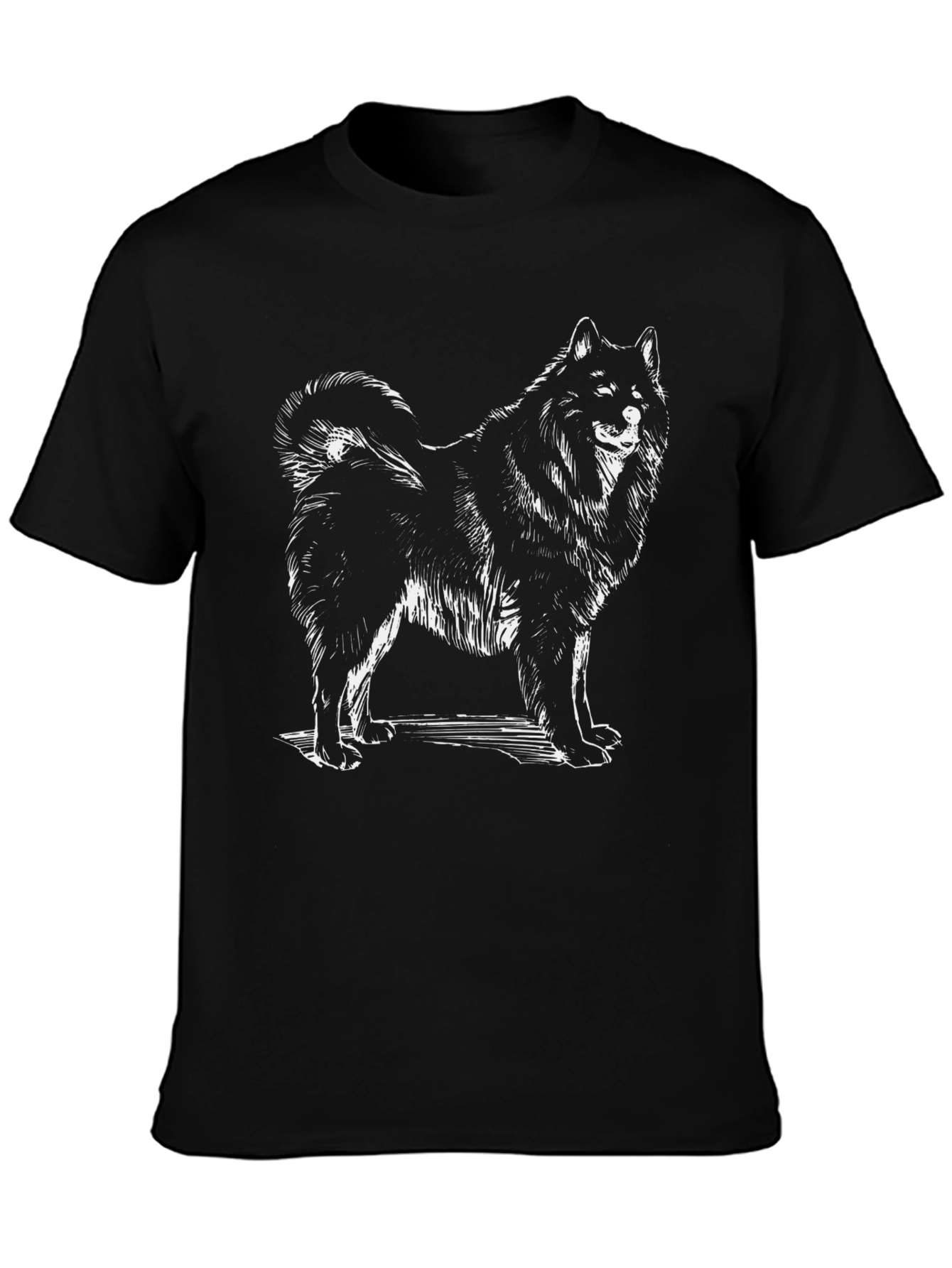 Dog Graphic Black T-Shirt