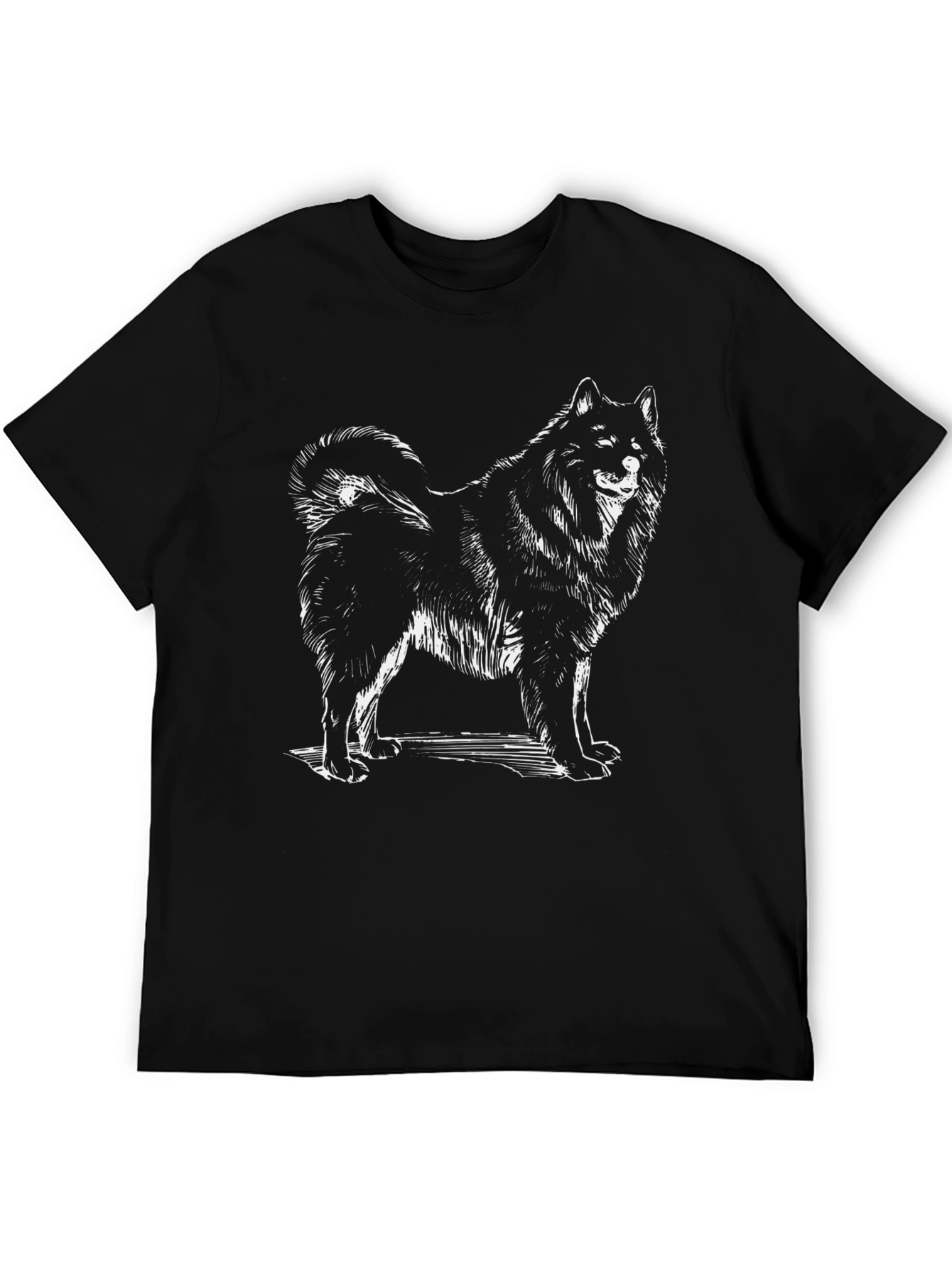 Dog Graphic Black T-Shirt