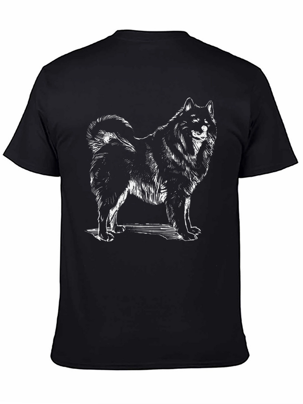 Dog Graphic Black T-Shirt