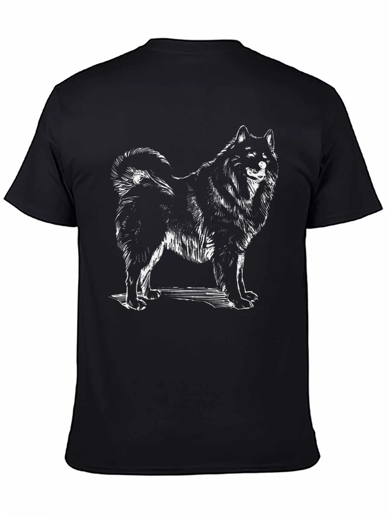 Dog Graphic Black T-Shirt