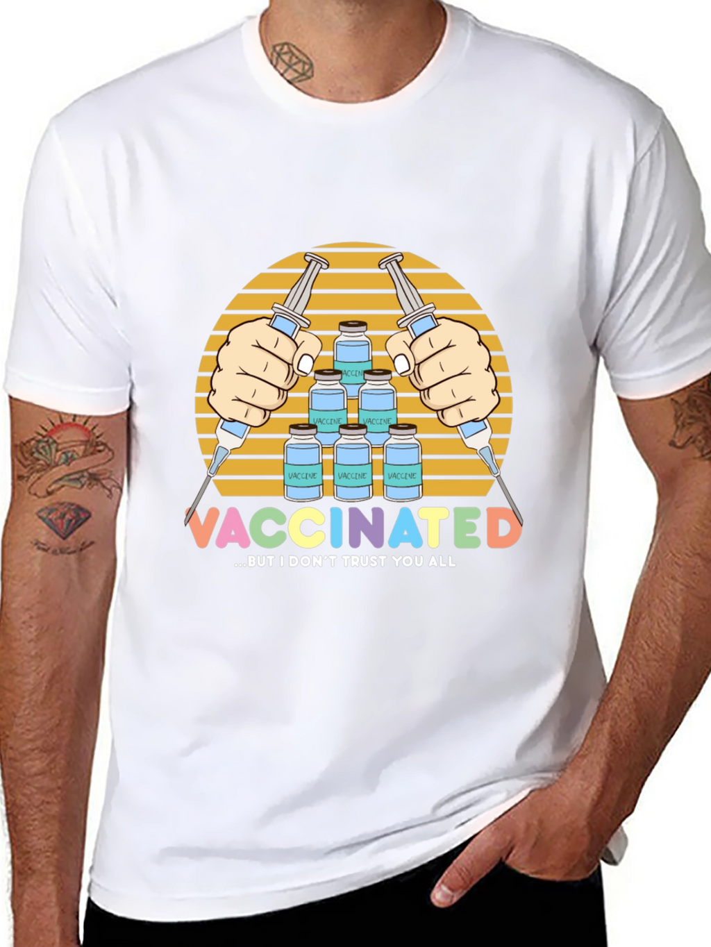 Vaccinated But I Dont Trust You All T-Shirt