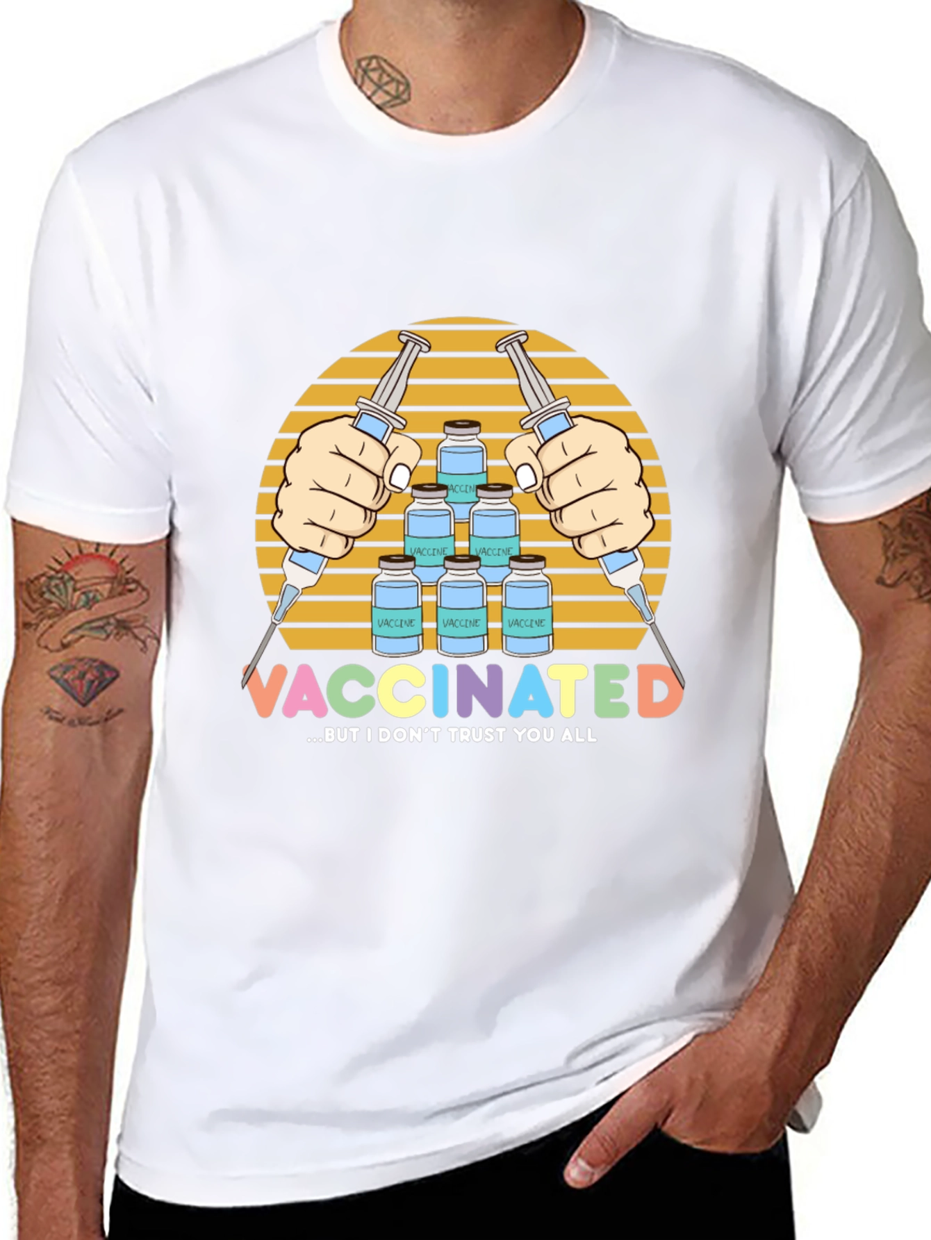 Vaccinated But I Dont Trust You All T-Shirt