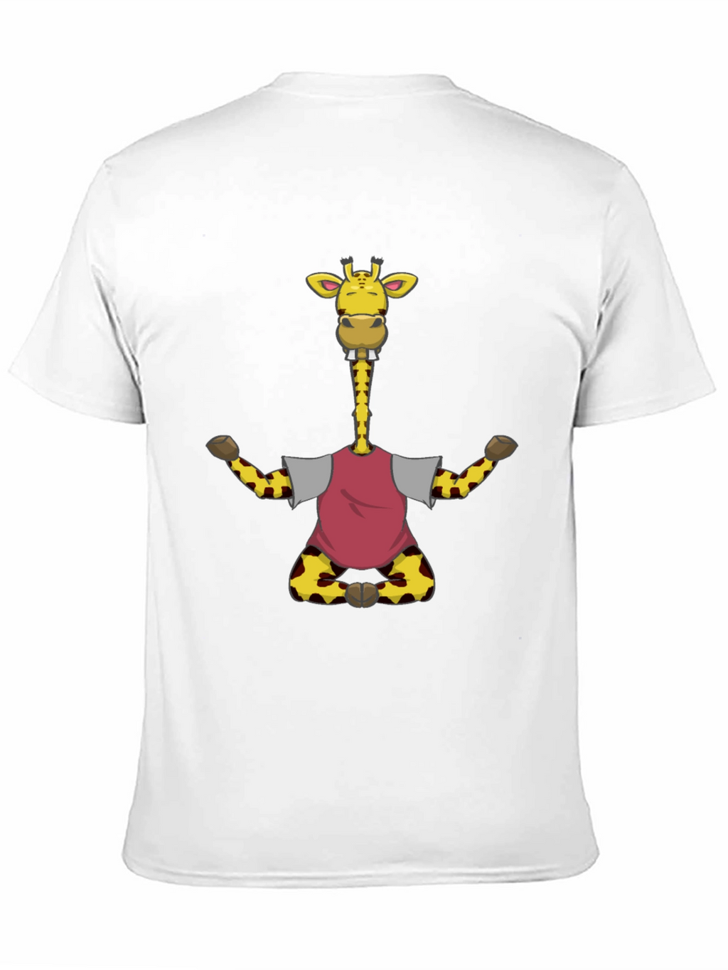 Funny Giraffe T-Shirt - Mens Black Tee