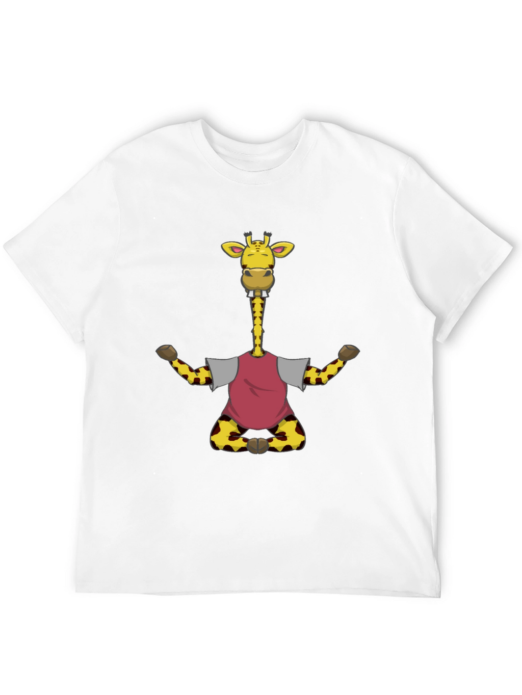 Funny Giraffe T-Shirt - Mens Black Tee