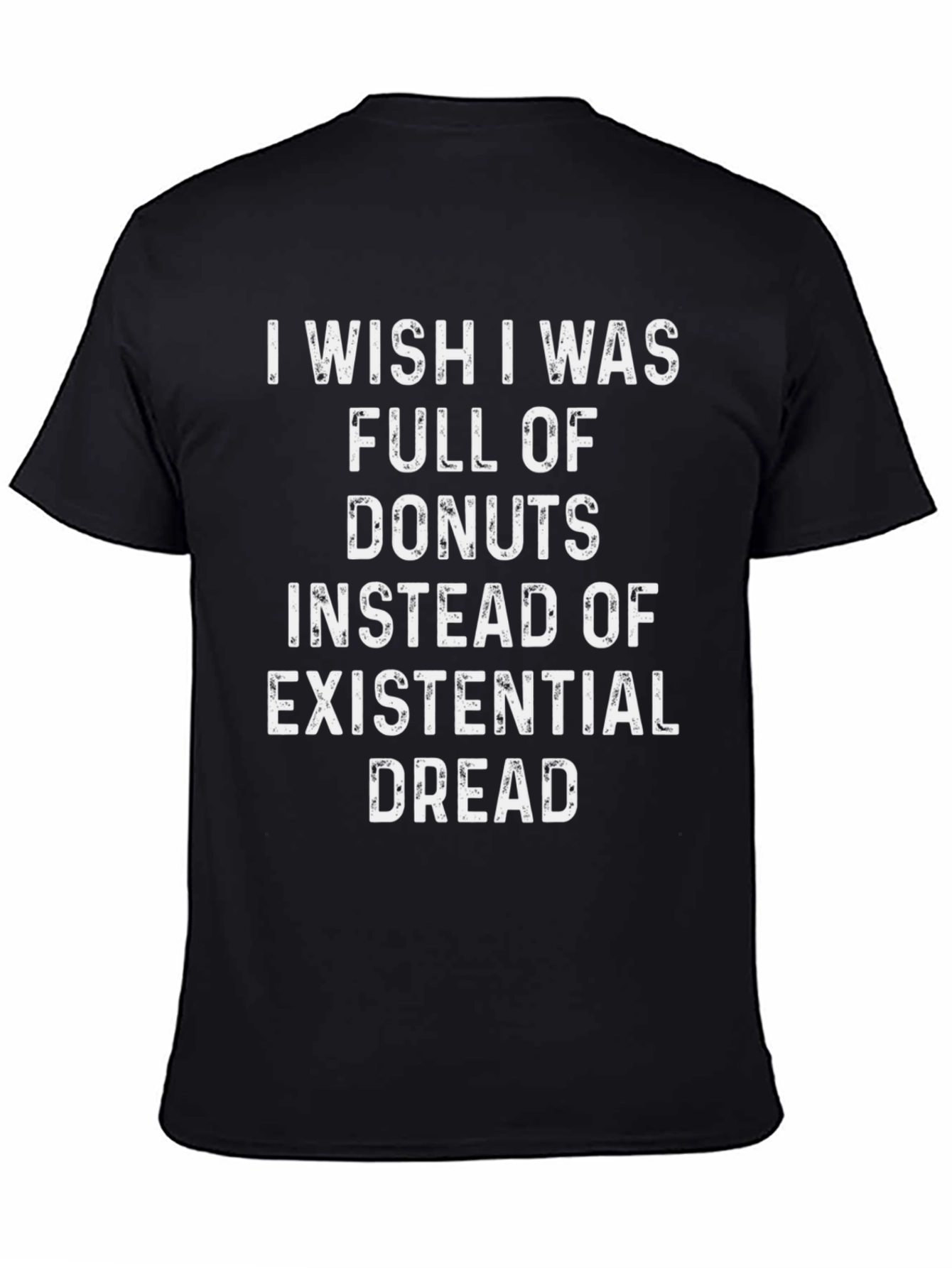 Donut Existential Dread Graphic Tee - Funny Novelty T-Shirt