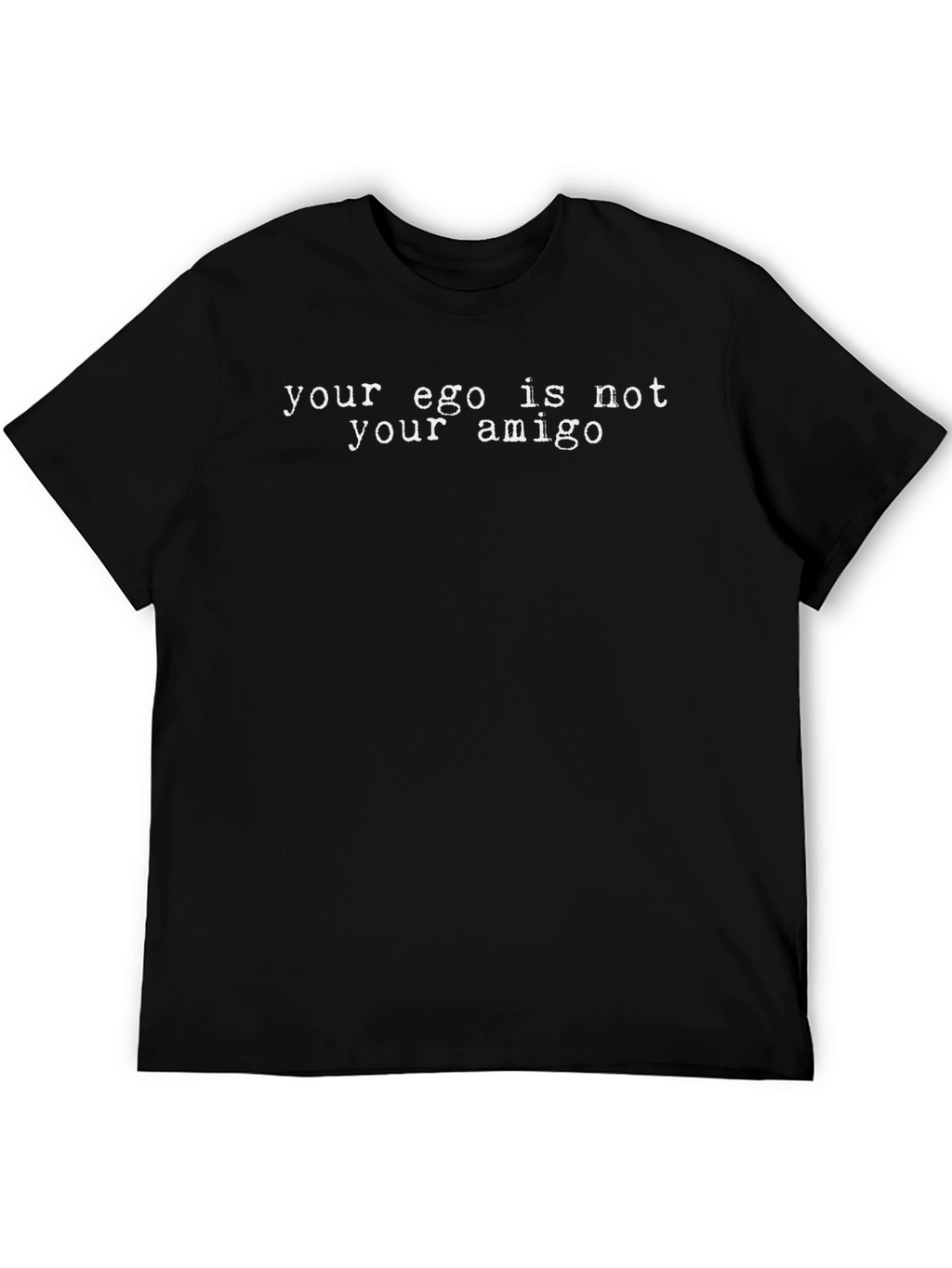 Ego Amigo Graphic Tee - Black Cotton T-Shirt