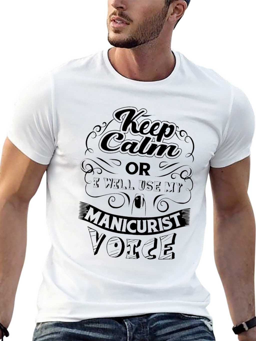 Keep Calm Manicurist Voice T-Shirt