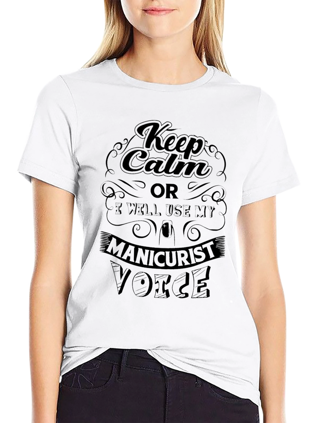 Keep Calm Manicurist Voice T-Shirt
