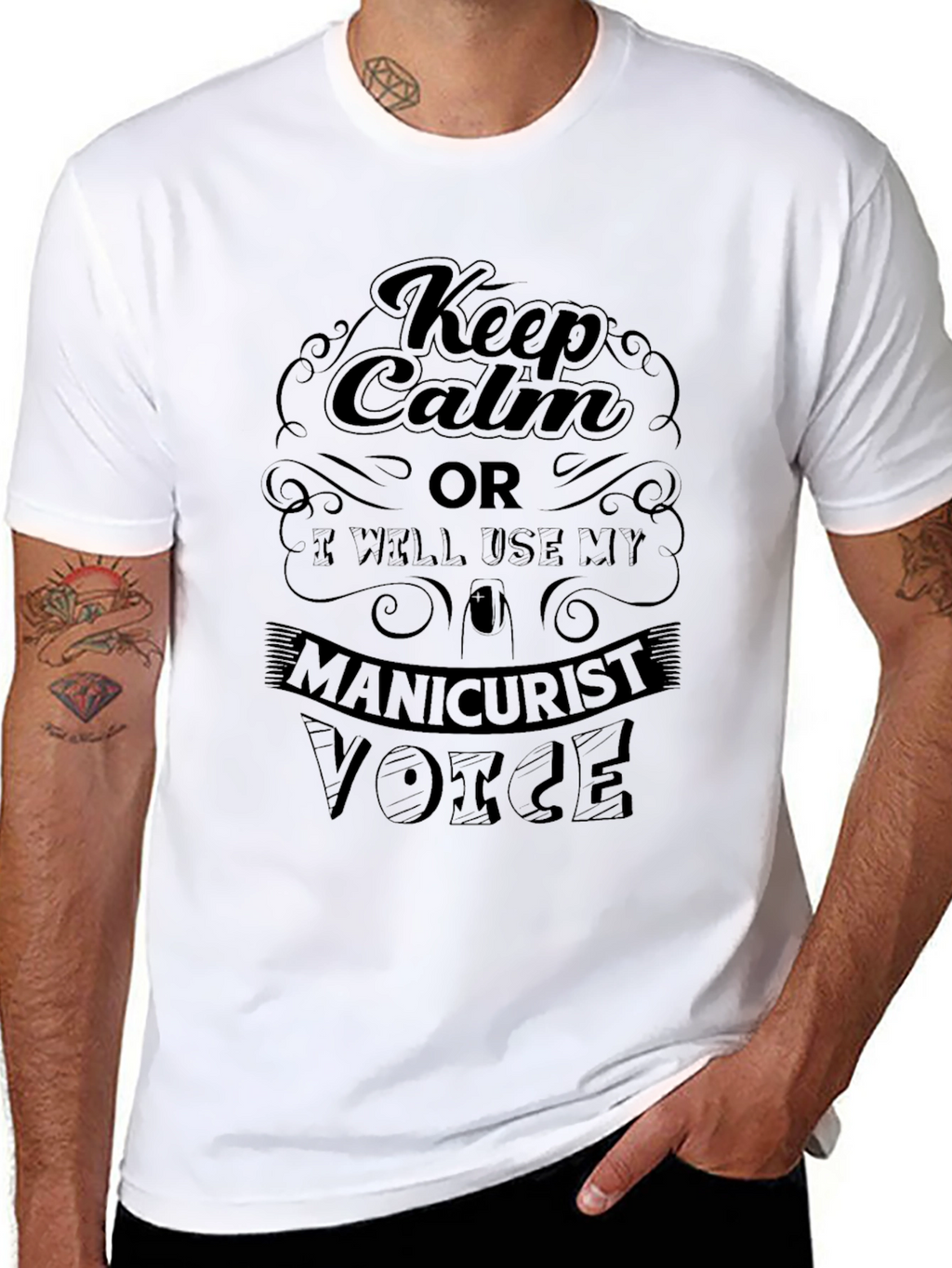 Keep Calm Manicurist Voice T-Shirt