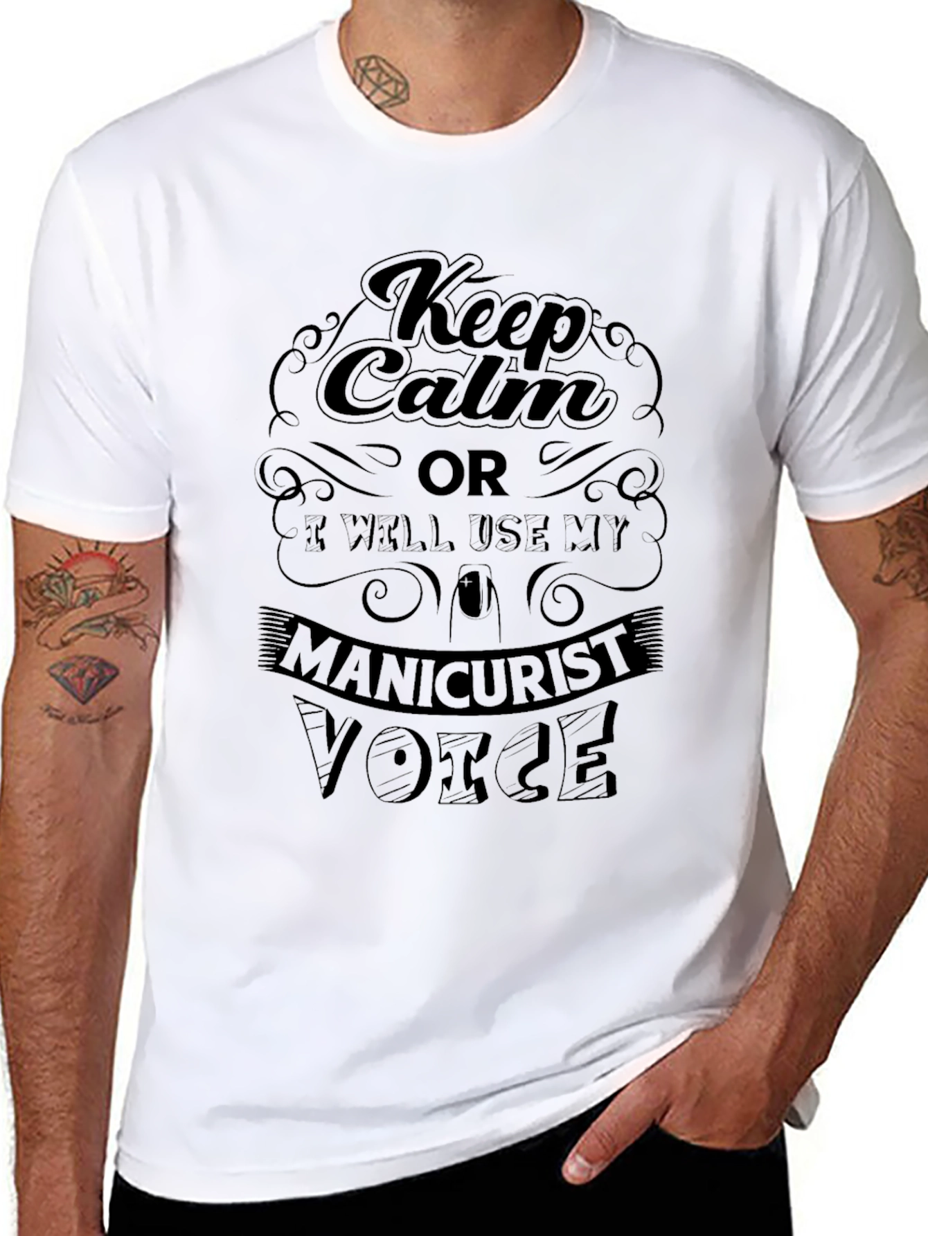 Keep Calm Manicurist Voice T-Shirt