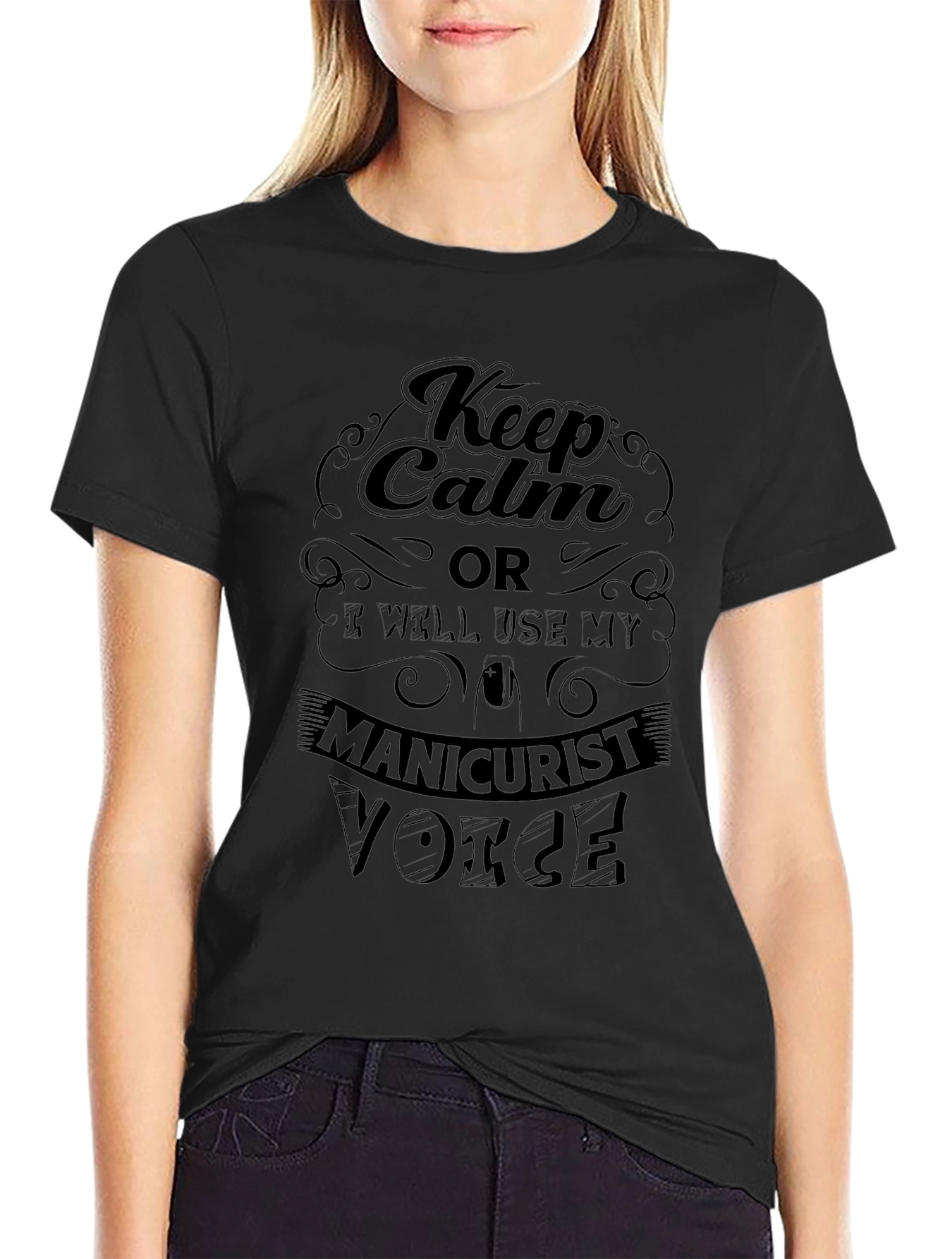 Keep Calm Manicurist Voice T-Shirt
