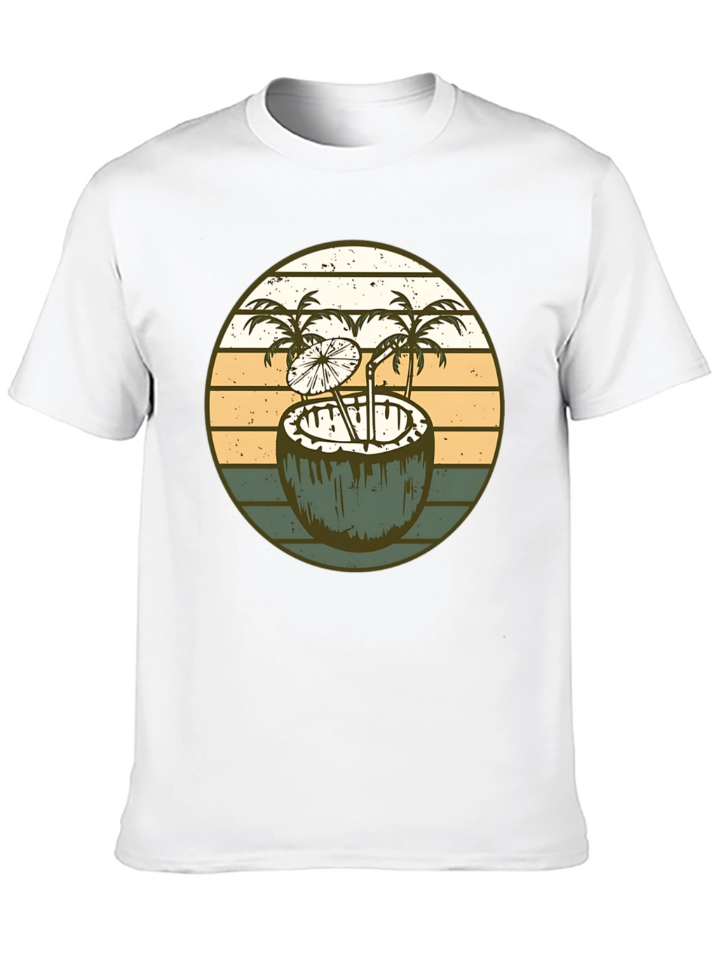 Retro Coconut Cocktail T-Shirt
