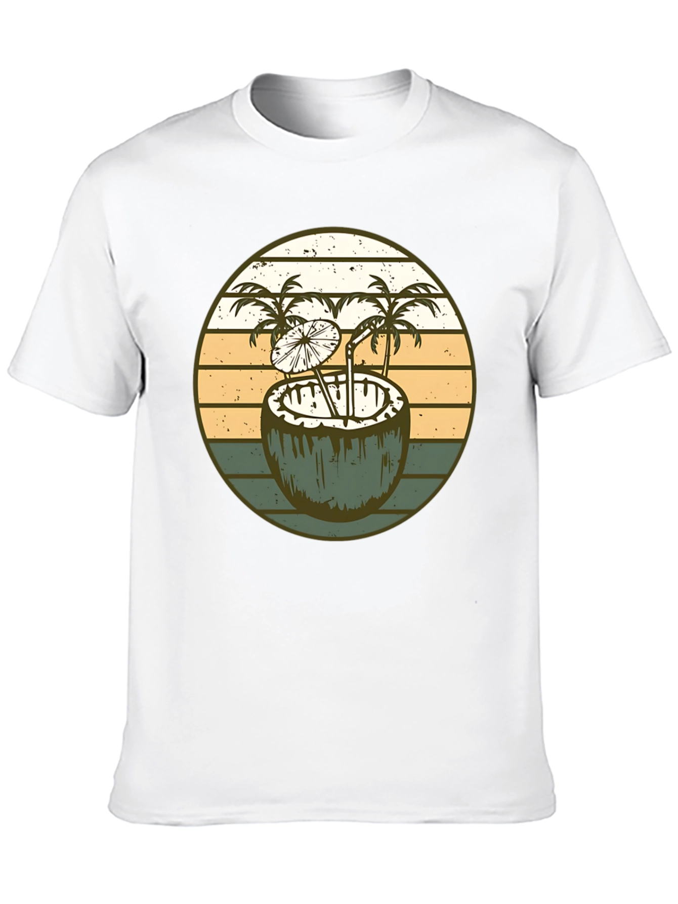 Retro Coconut Cocktail T-Shirt