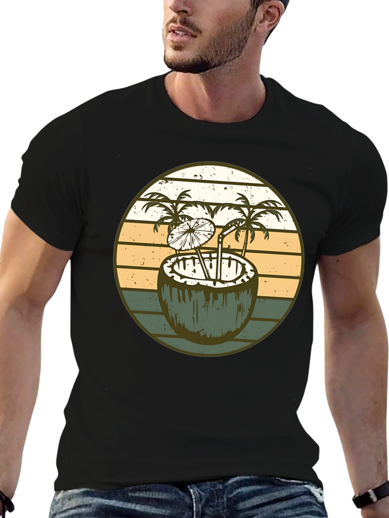 Retro Coconut Cocktail T-Shirt