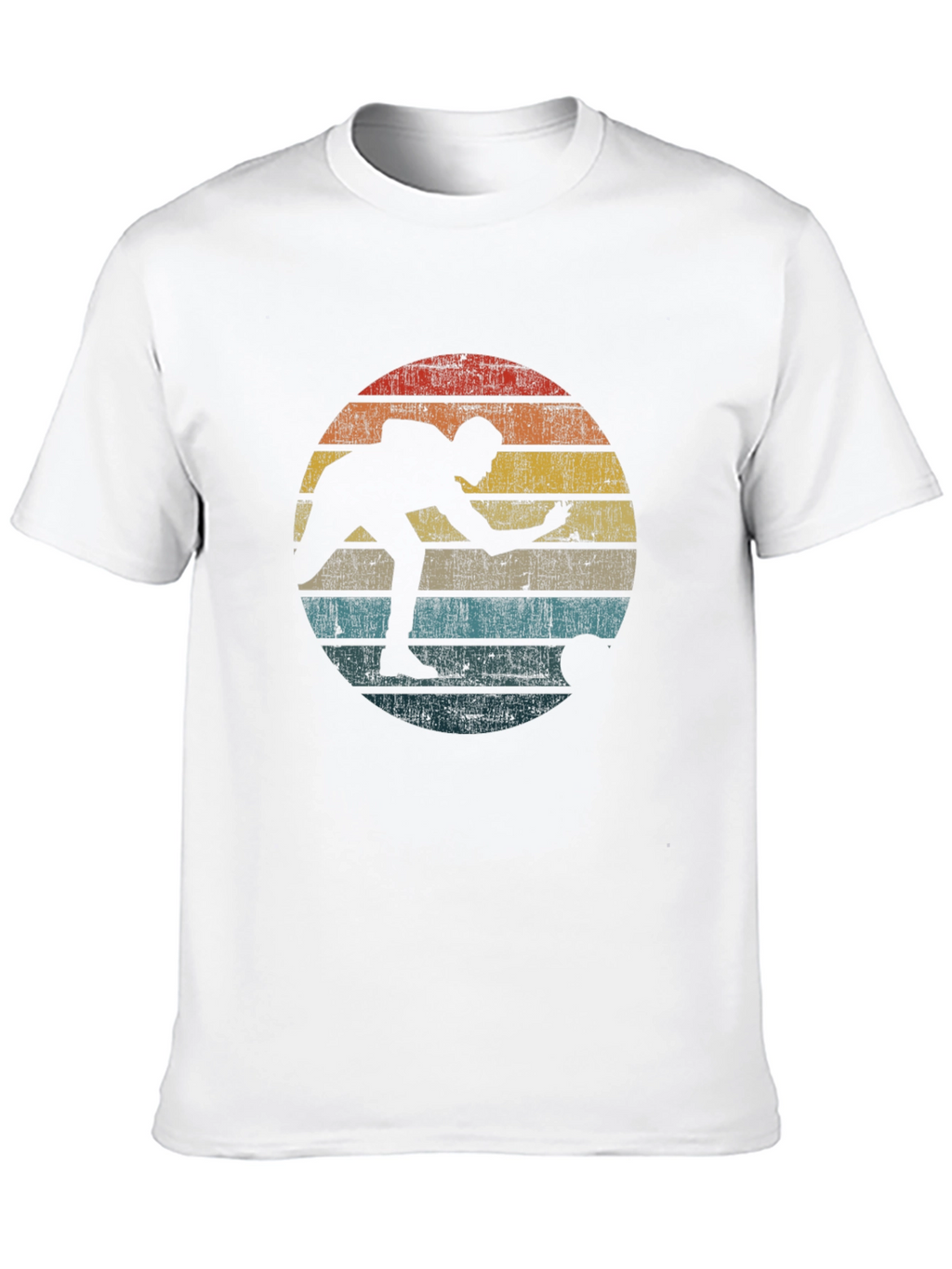 Retro Bowling Silhouette T-Shirt