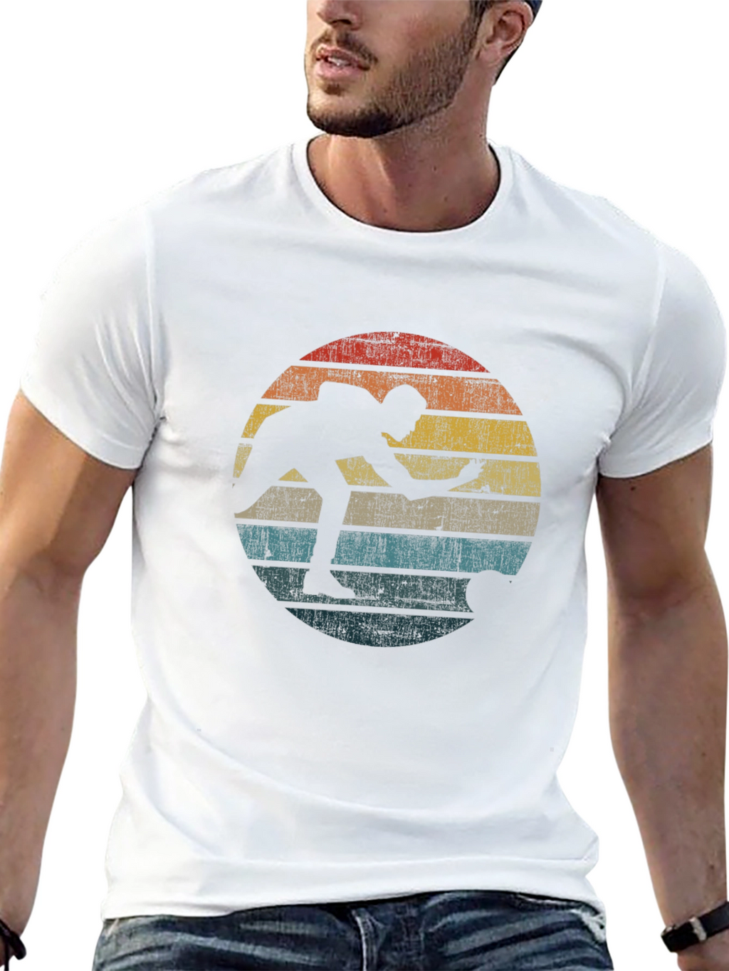 Retro Bowling Silhouette T-Shirt