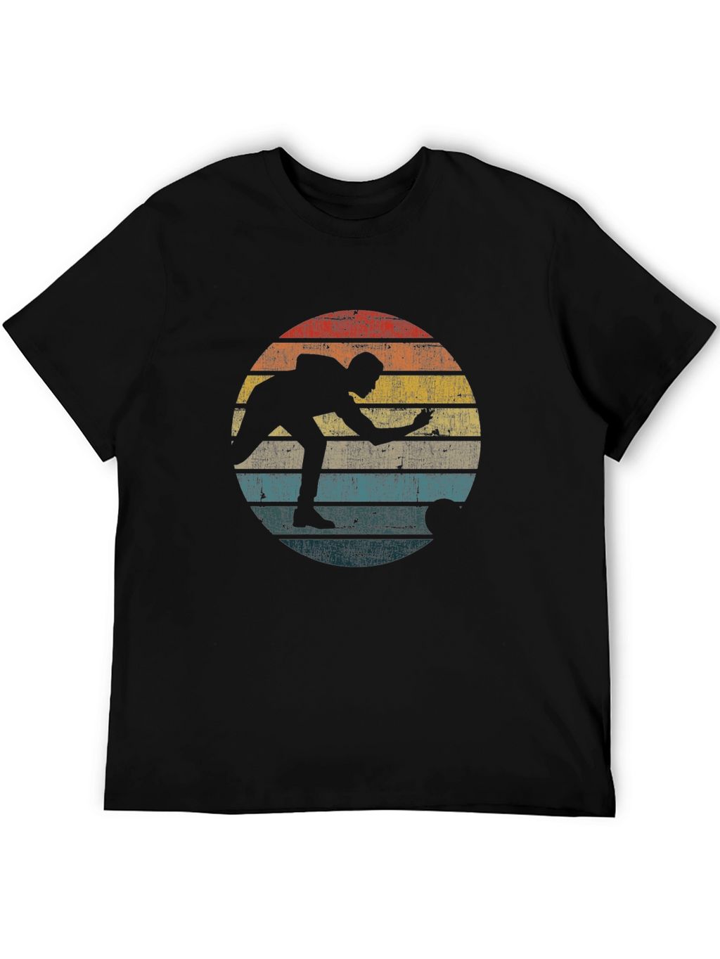 Retro Bowling Silhouette T-Shirt