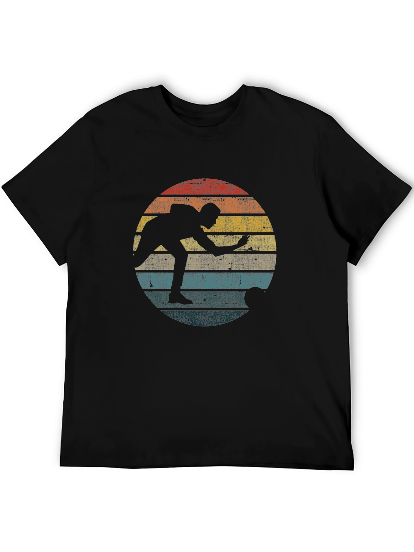 Retro Bowling Silhouette T-Shirt