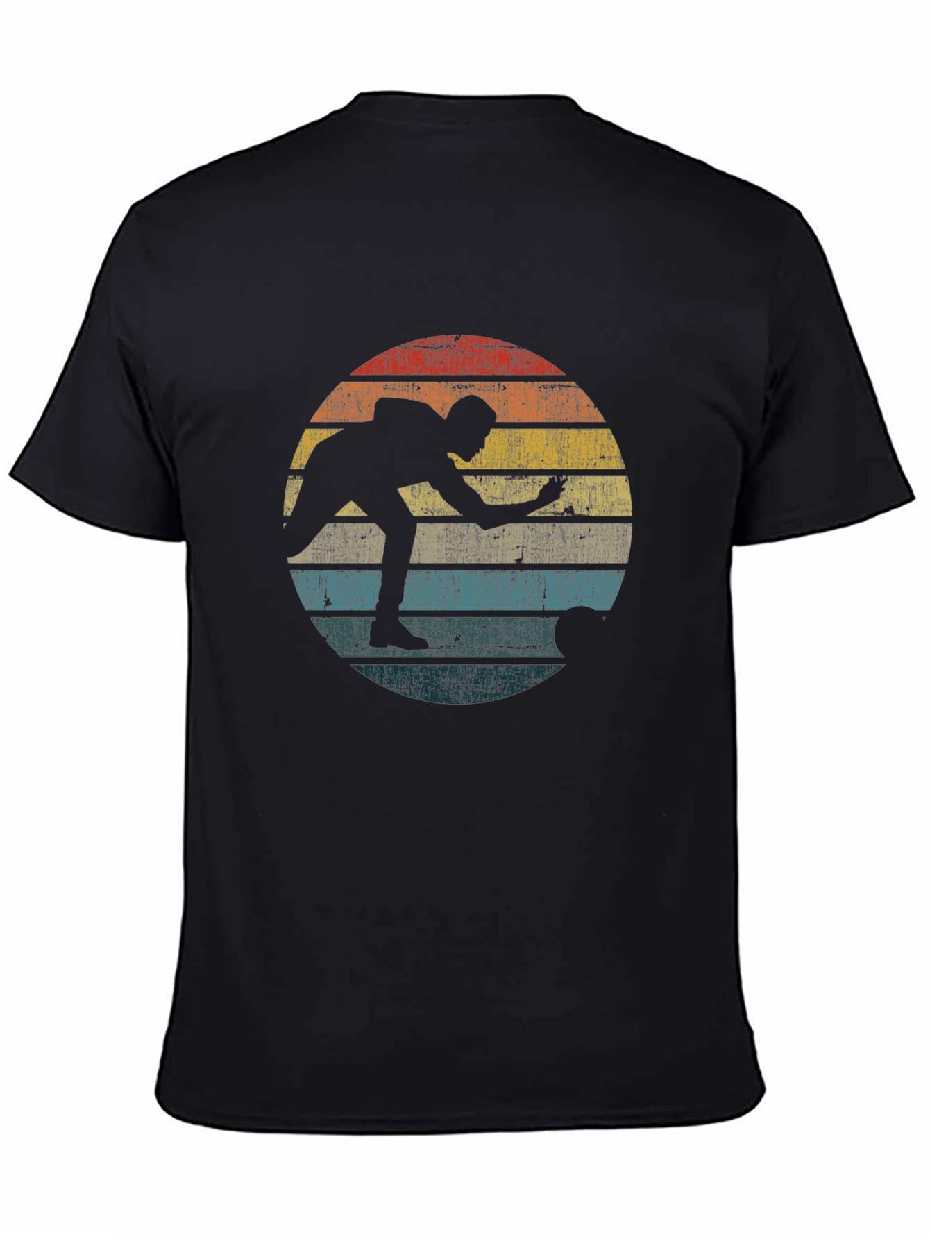 Retro Bowling Silhouette T-Shirt