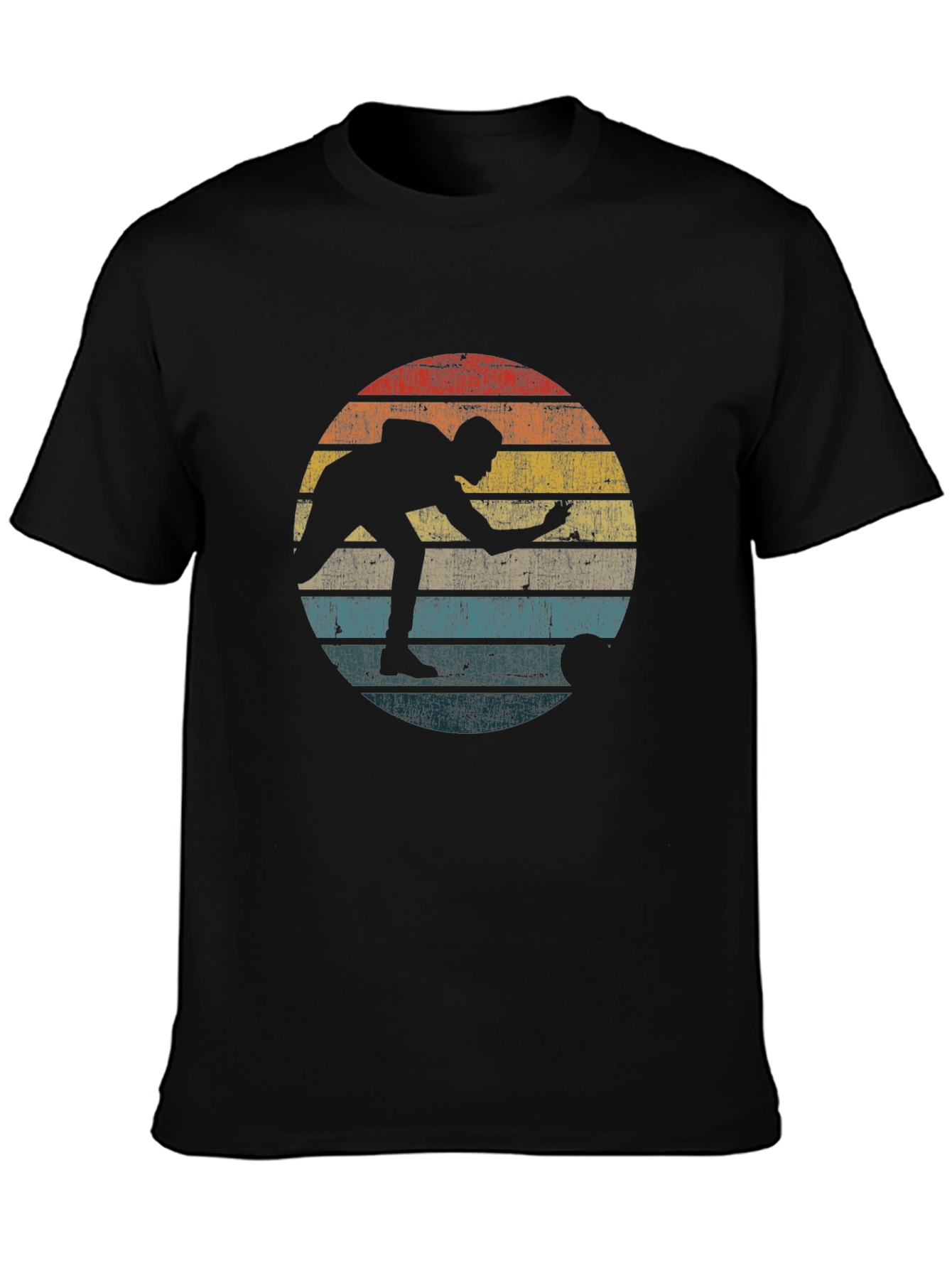 Retro Bowling Silhouette T-Shirt