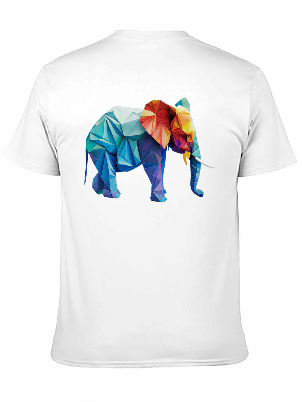 Geometric Elephant Graphic T-Shirt