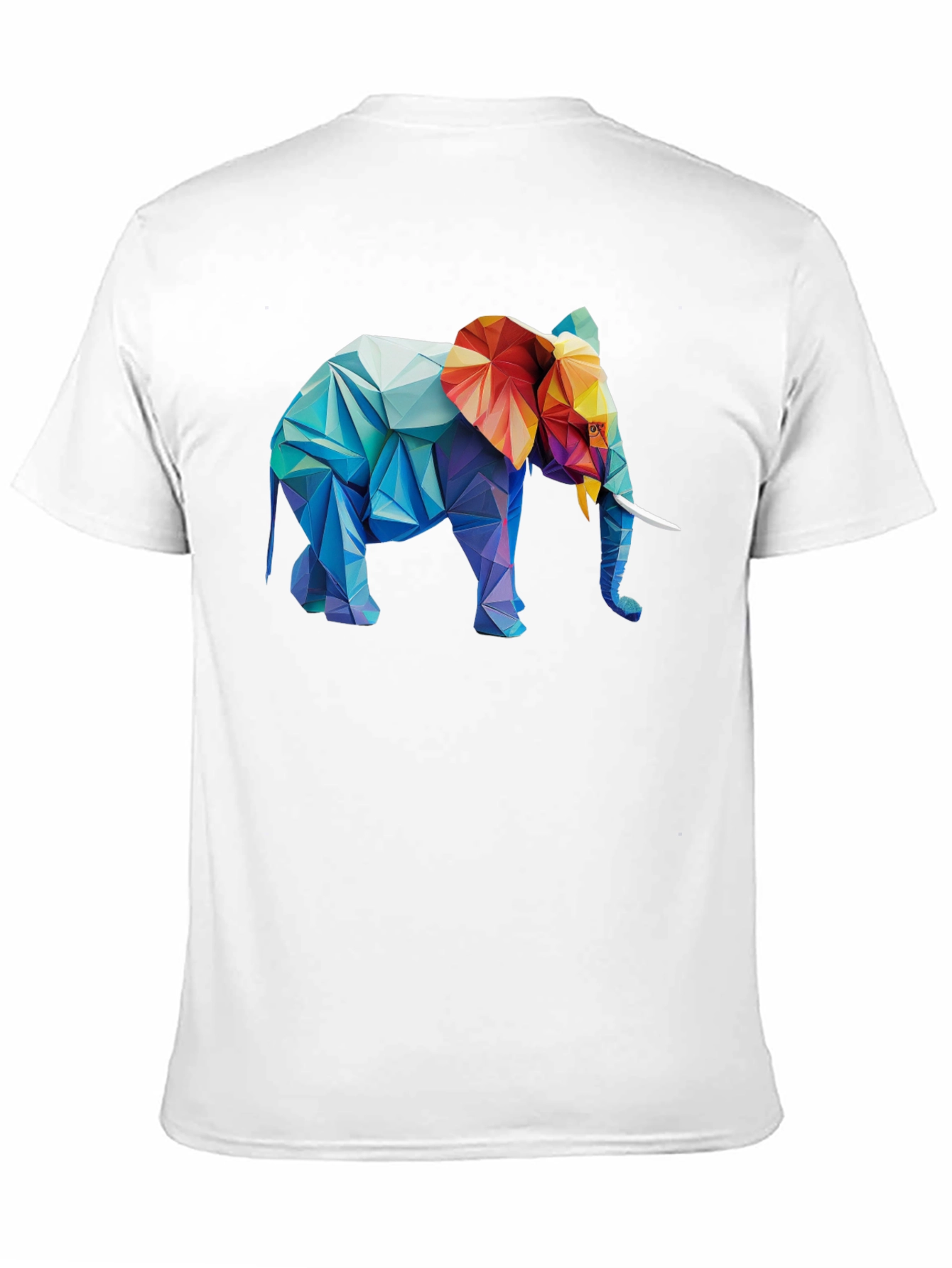 Geometric Elephant Graphic T-Shirt