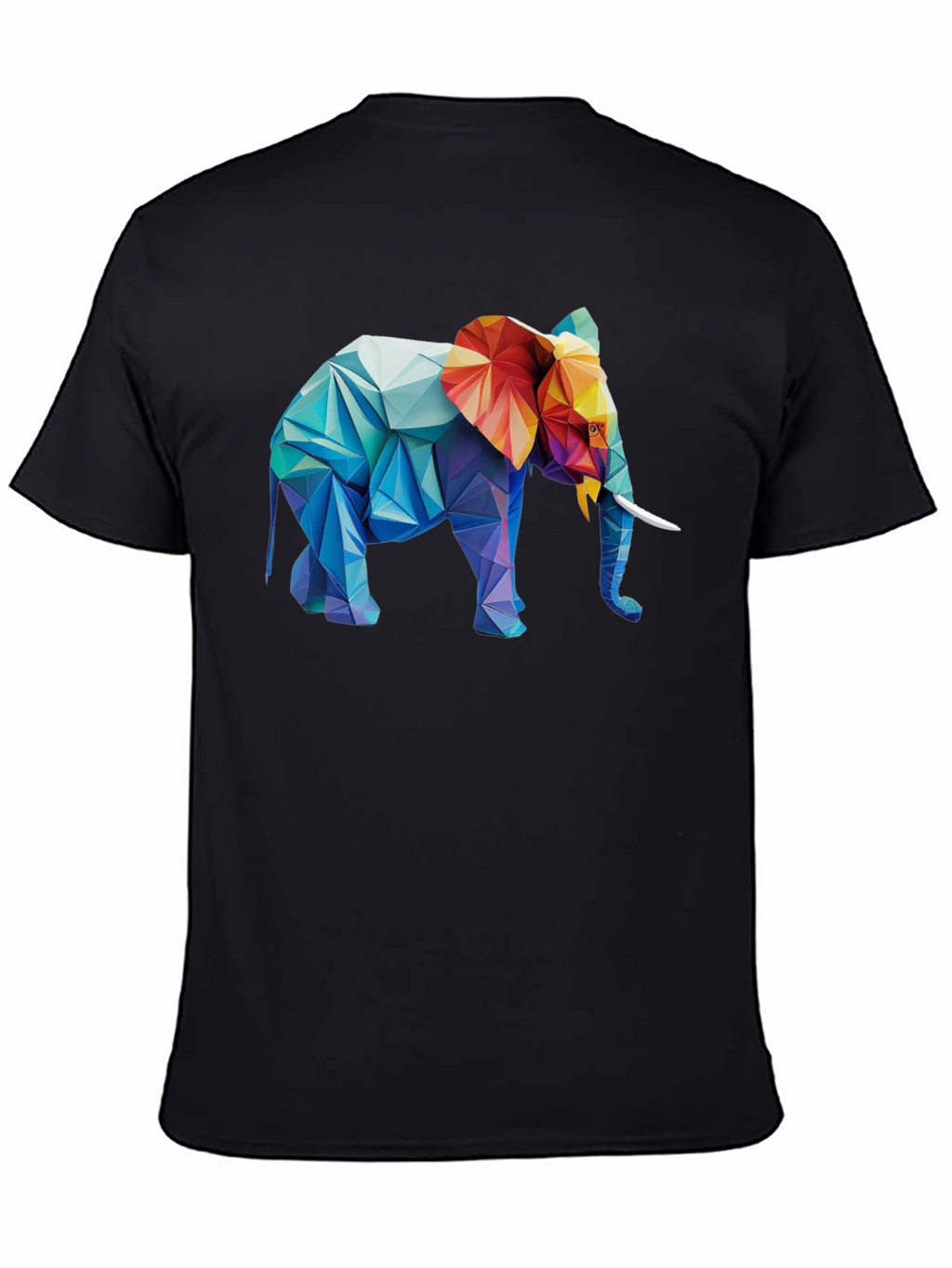 Geometric Elephant Graphic T-Shirt