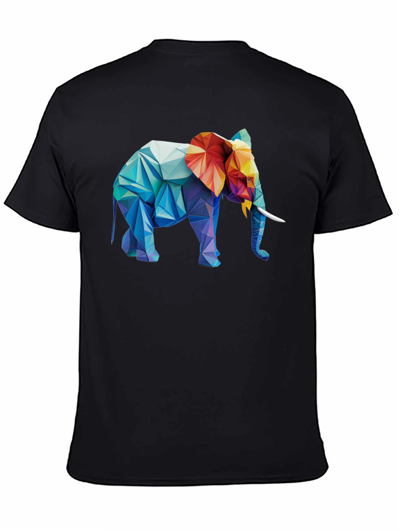 Geometric Elephant Graphic T-Shirt
