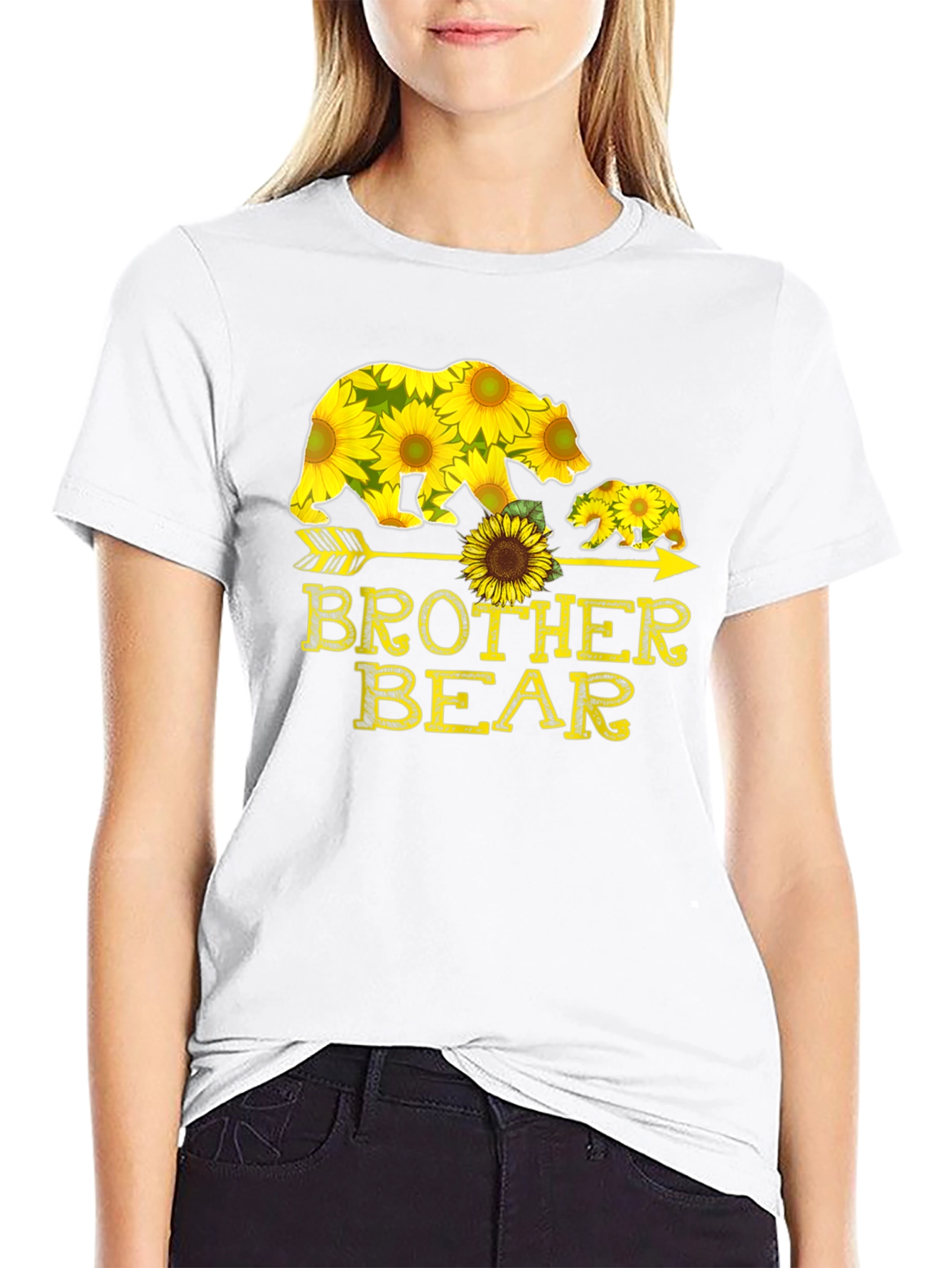 Brother Bear Sunflower Graphic Tee