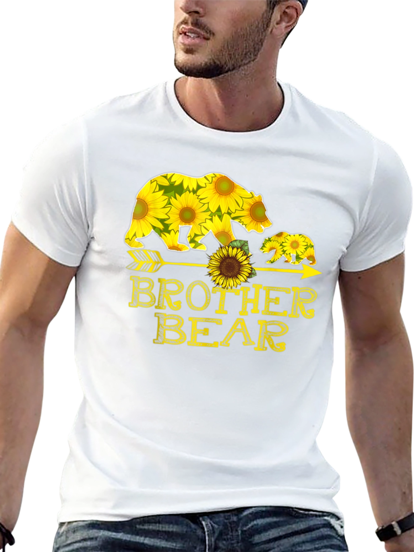Brother Bear Sunflower Graphic Tee