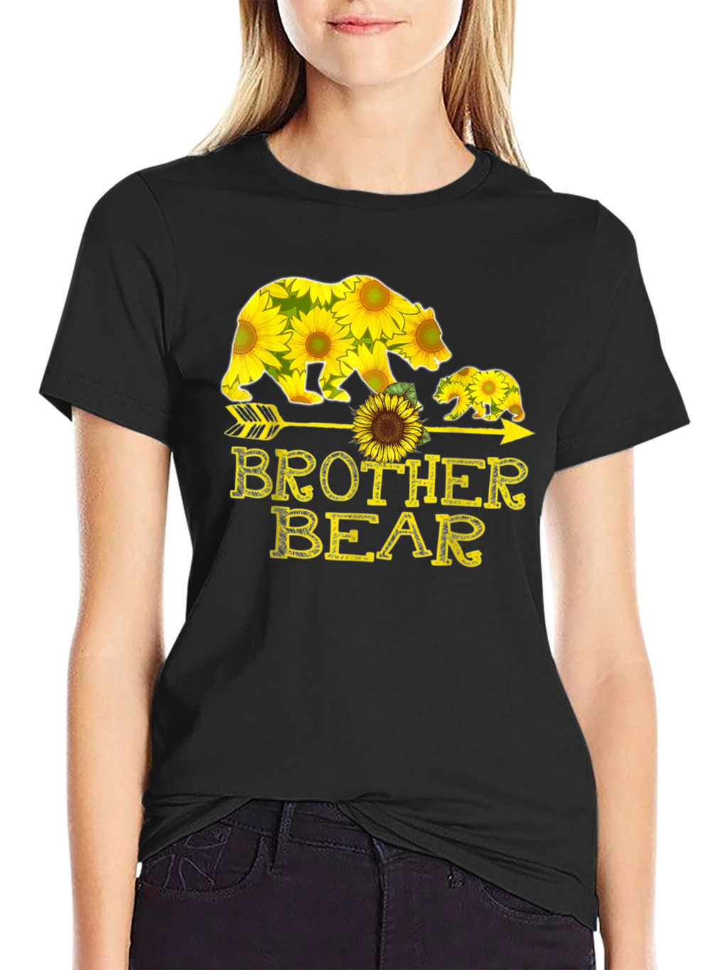 Brother Bear Sunflower Graphic Tee