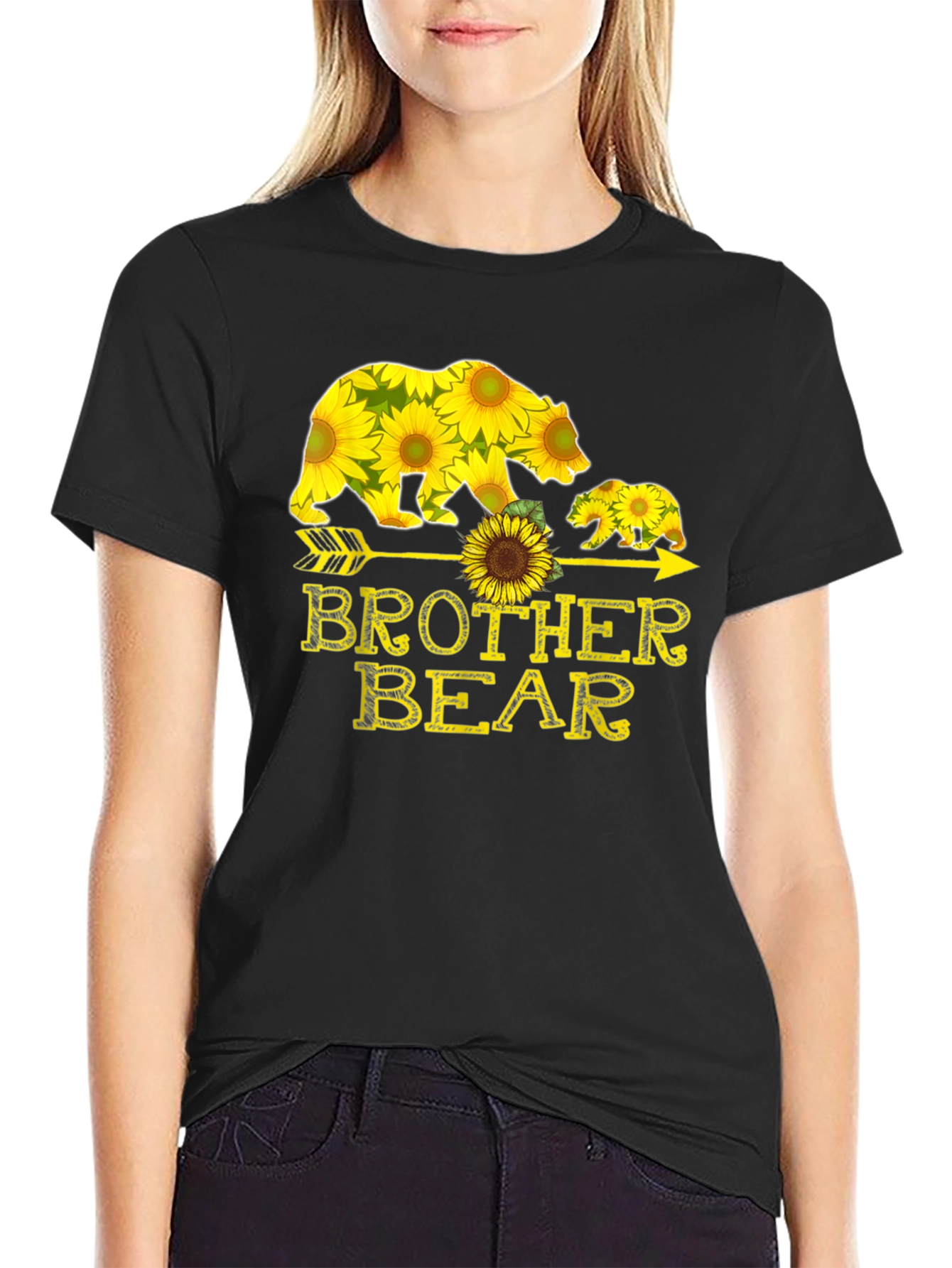 Brother Bear Sunflower Graphic Tee
