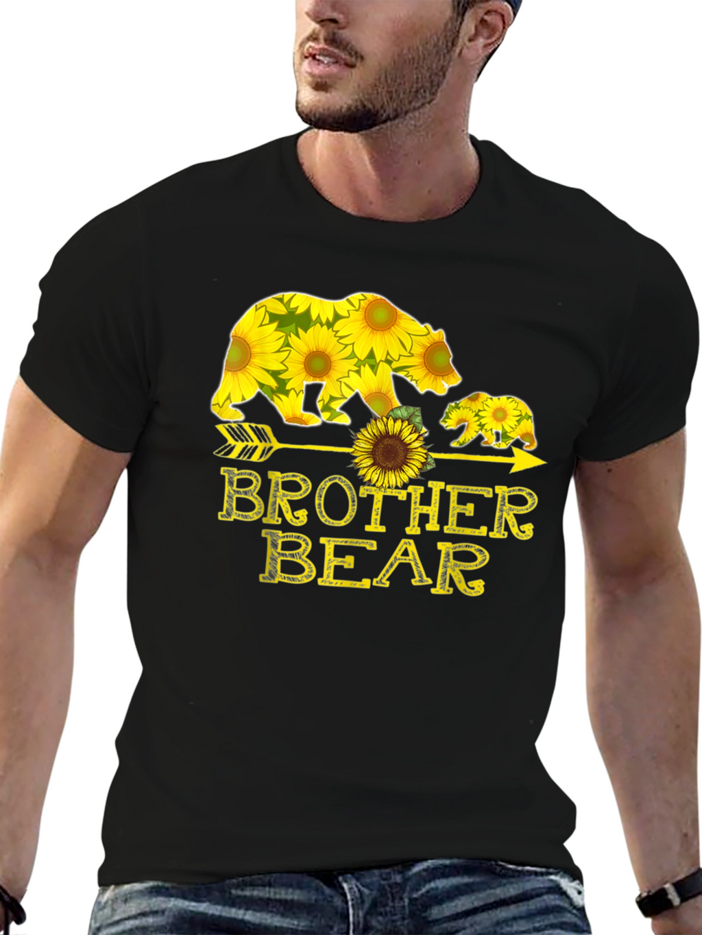 Brother Bear Sunflower Graphic Tee